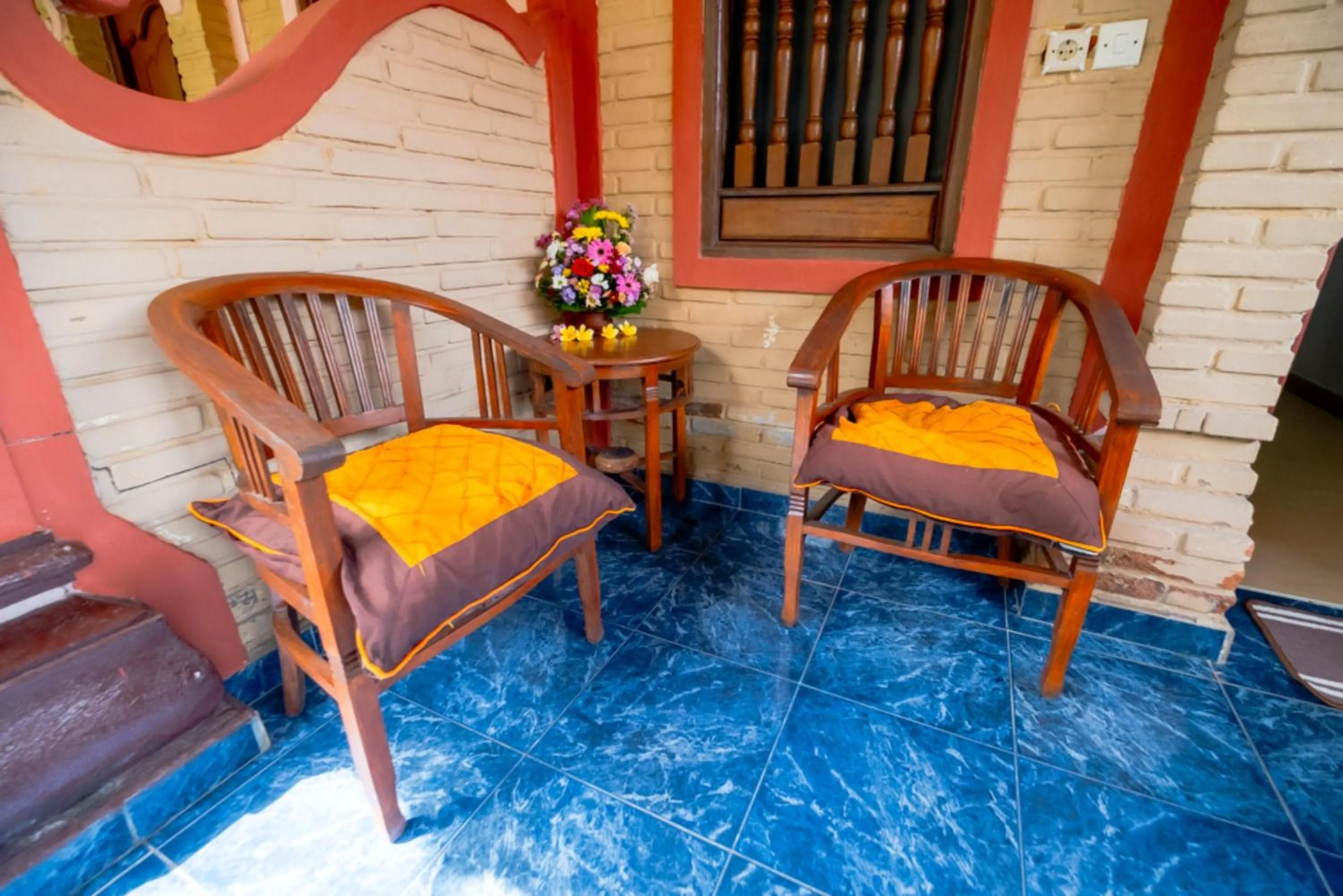 Seating area in Teba House Ubud by ecommerceloka - CHSE Certified