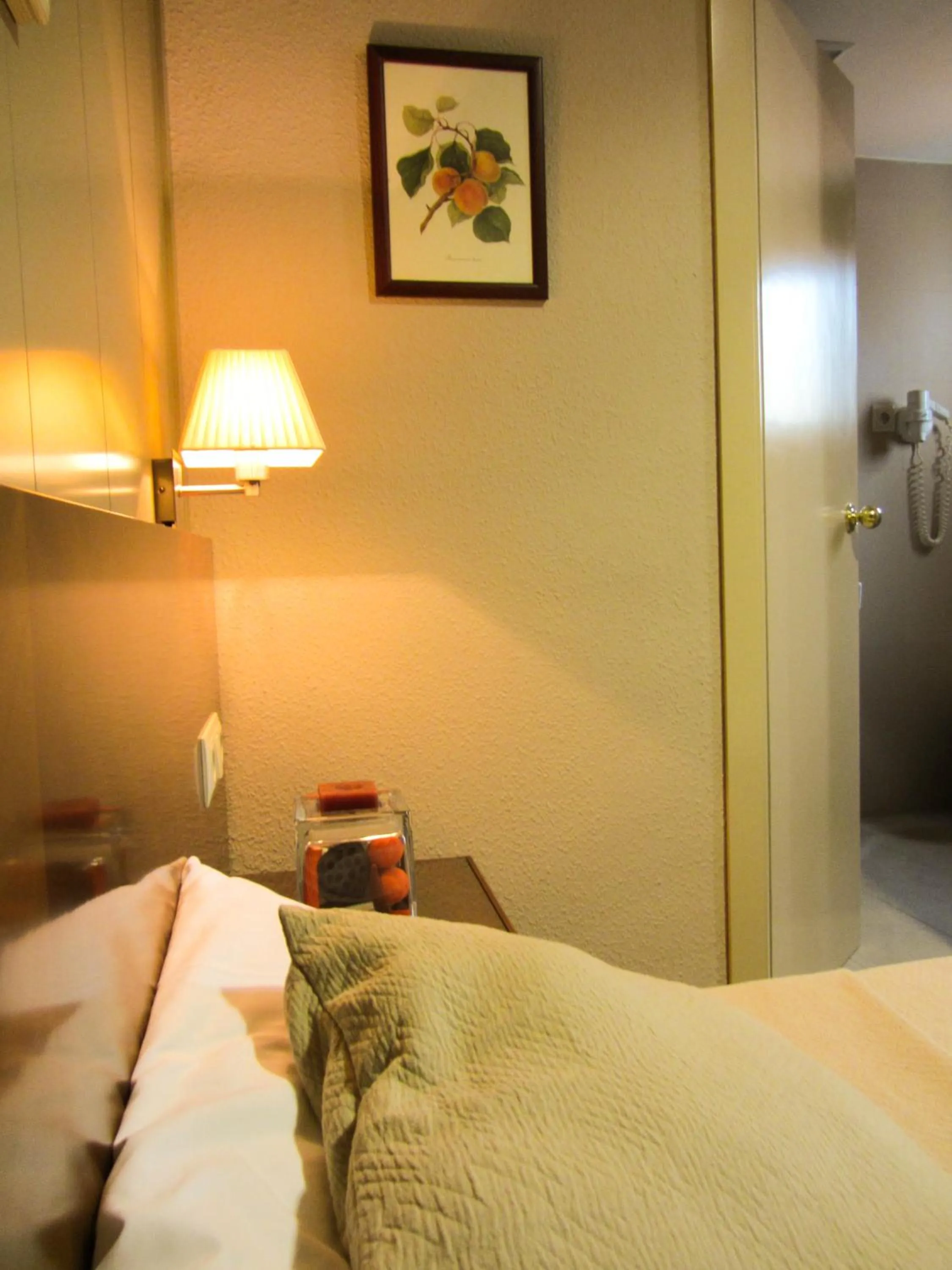 Decorative detail, Bed in Hotel Avenida