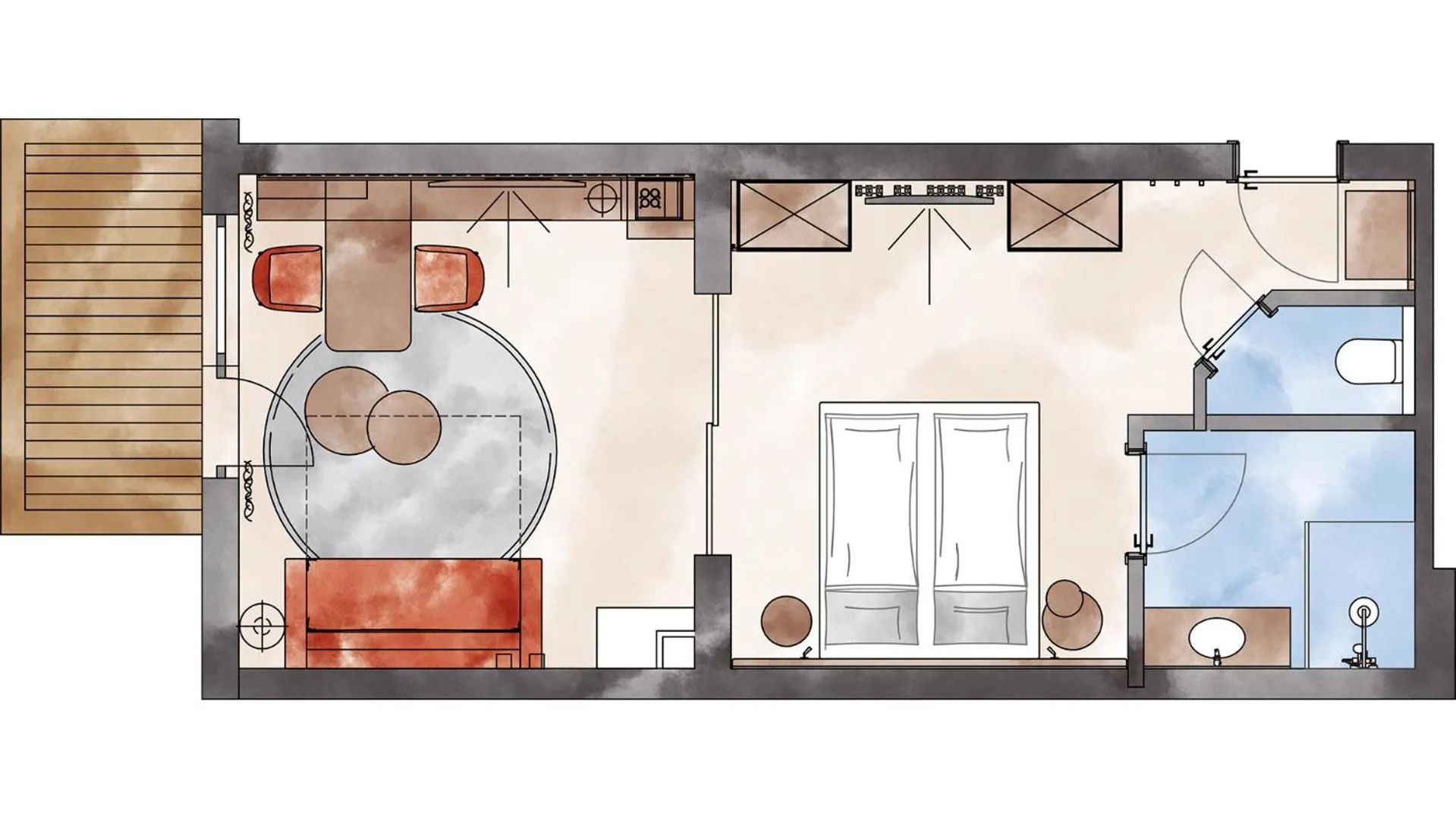 Floor plan in Adler Inn Tyrol Mountain Resort SUPERIOR