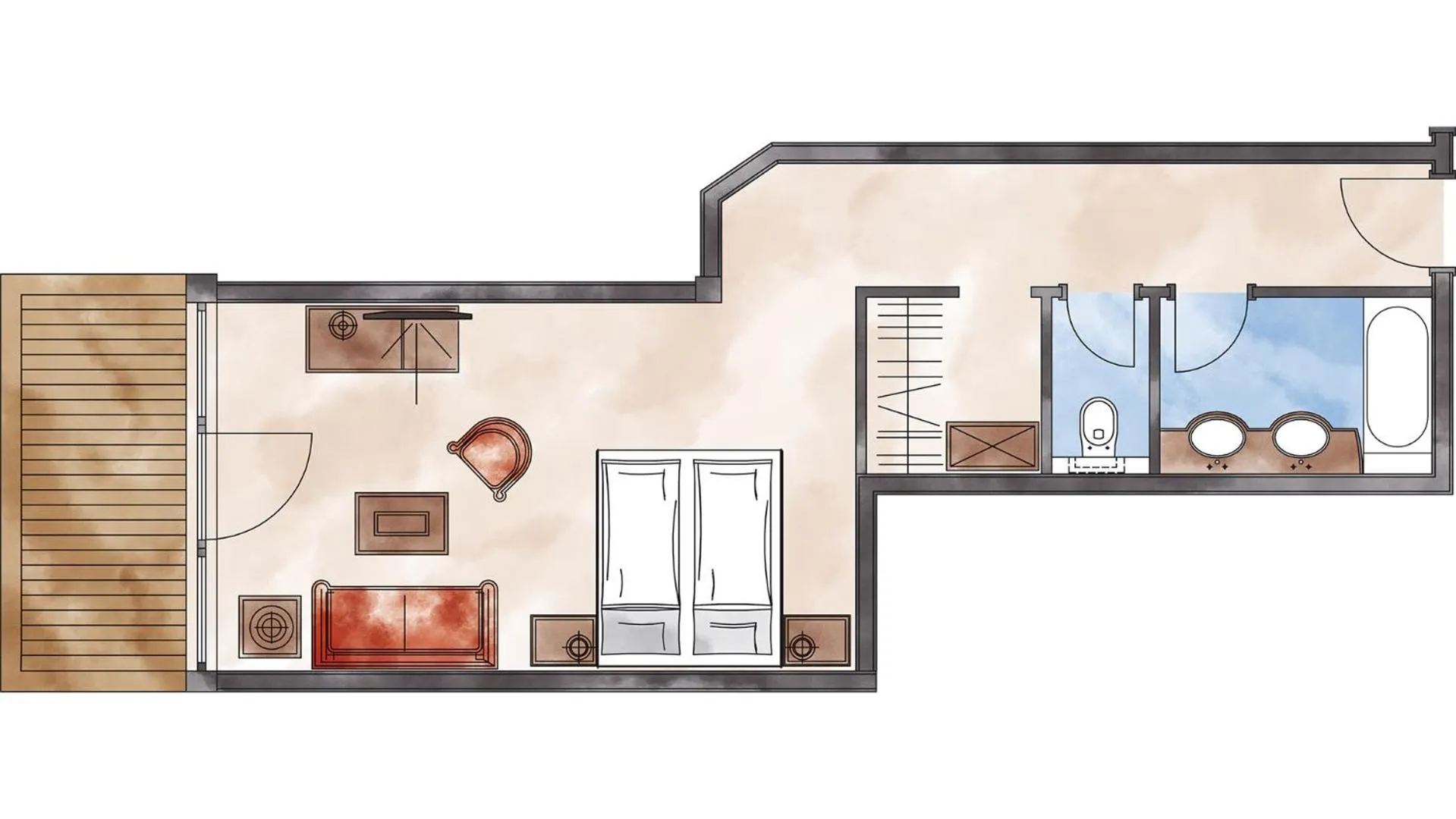 Floor plan in Adler Inn Tyrol Mountain Resort SUPERIOR