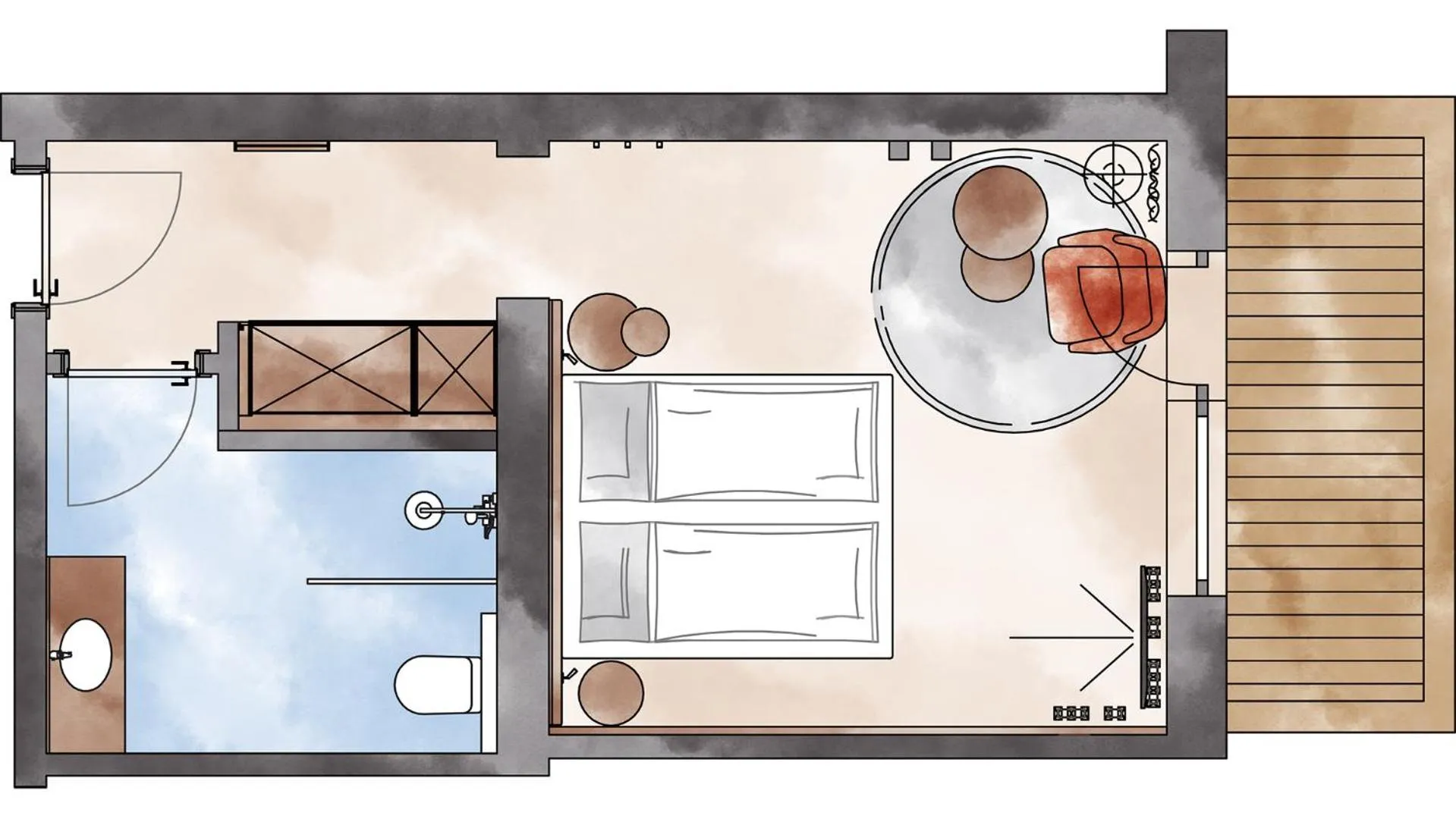 Floor plan in Adler Inn Tyrol Mountain Resort SUPERIOR