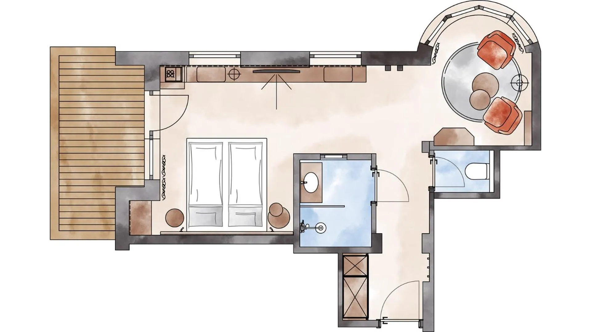 Floor plan in Adler Inn Tyrol Mountain Resort SUPERIOR