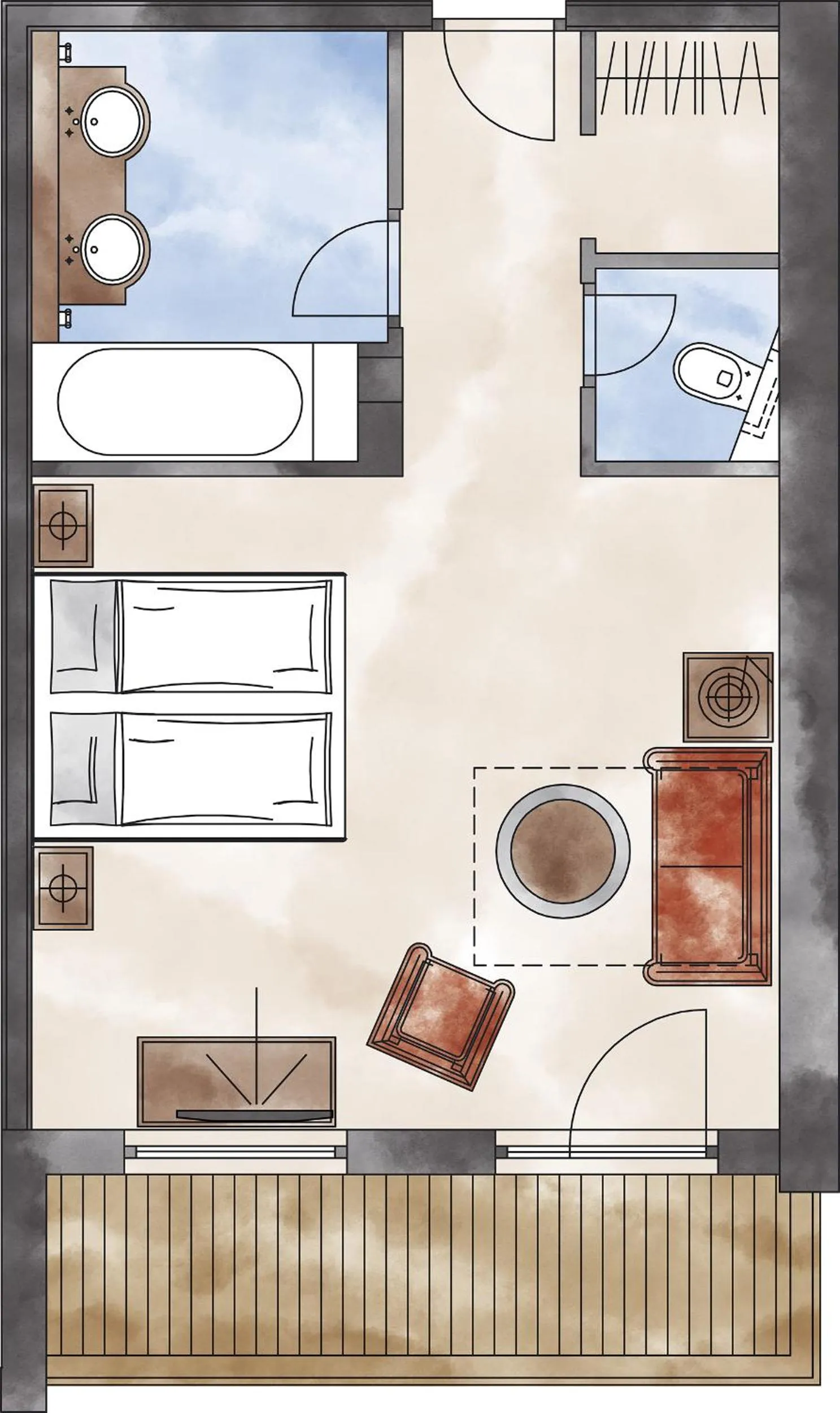 Floor plan in Adler Inn Tyrol Mountain Resort SUPERIOR