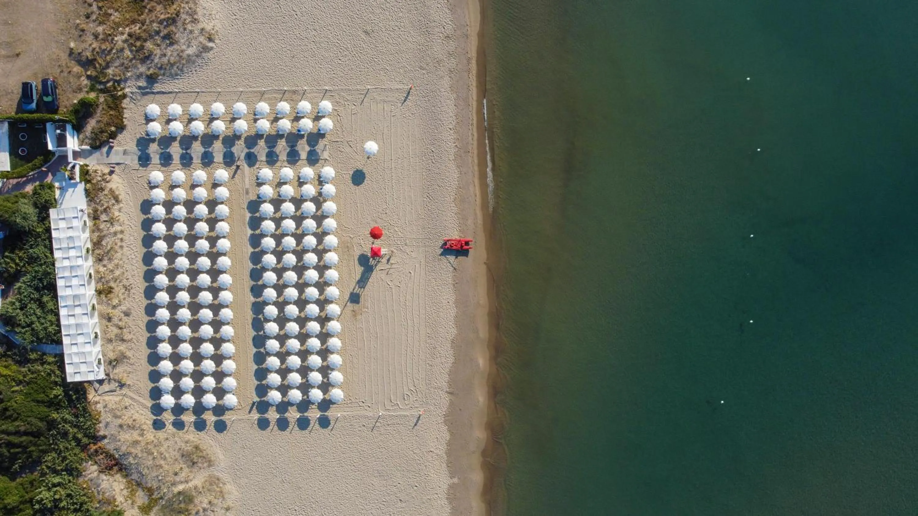 Beach in Ticho's Greenblu Hotel