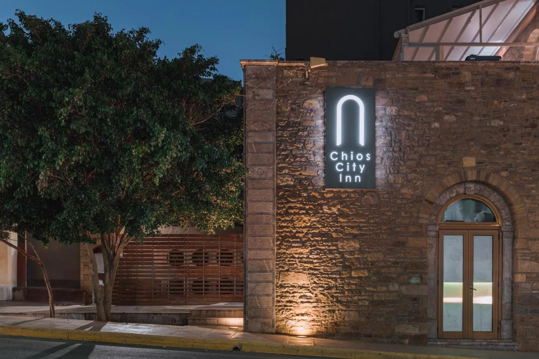 Facade/entrance in Chios City Inn