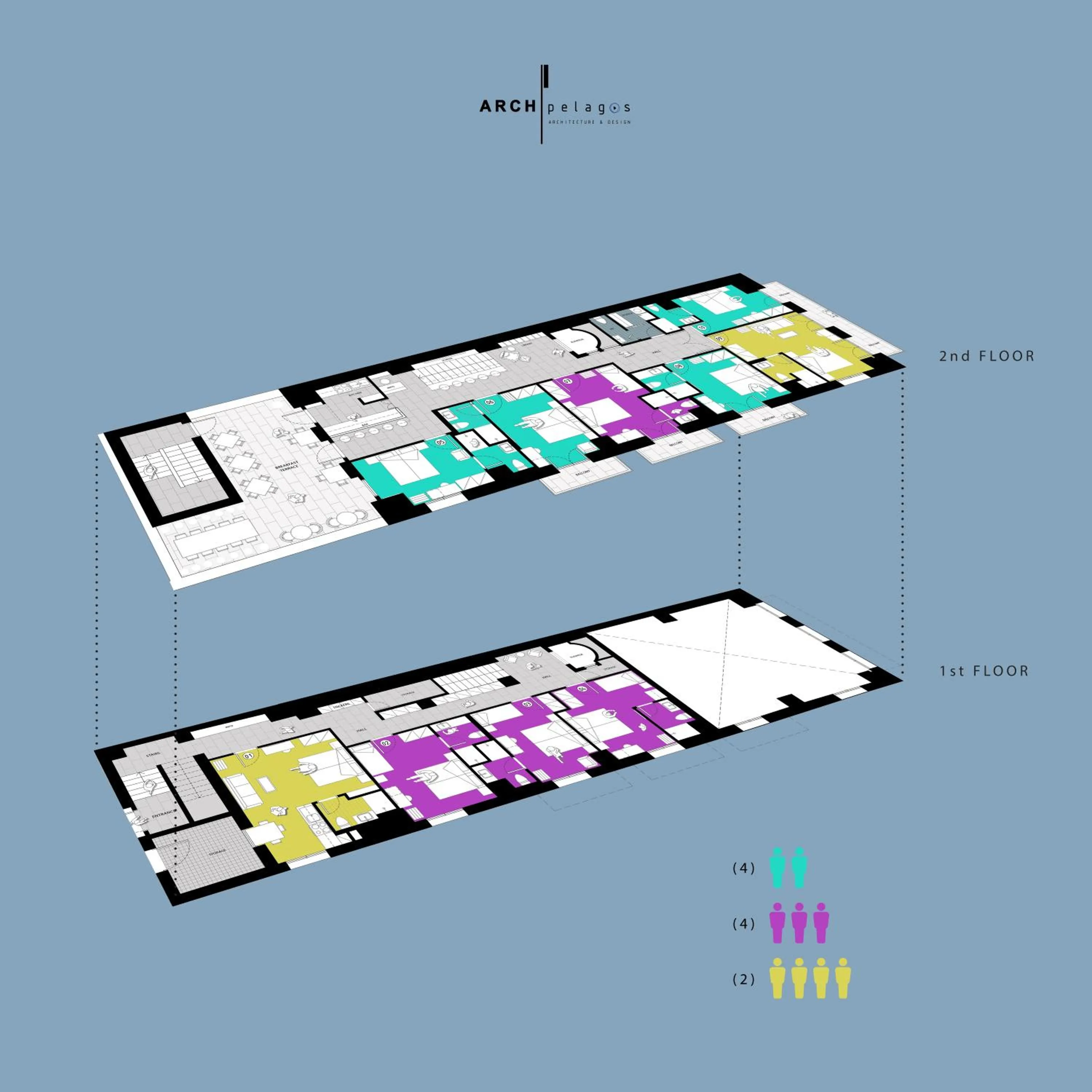 Floor plan in Chios City Inn