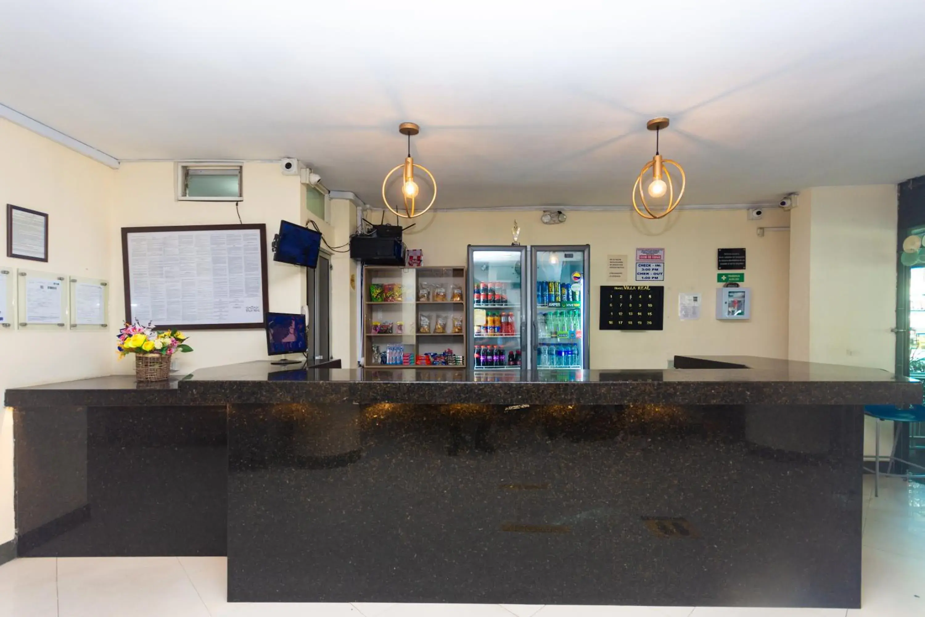 Lobby or reception in Hotel Villa Real Lobby or reception in Hotel Villa Real