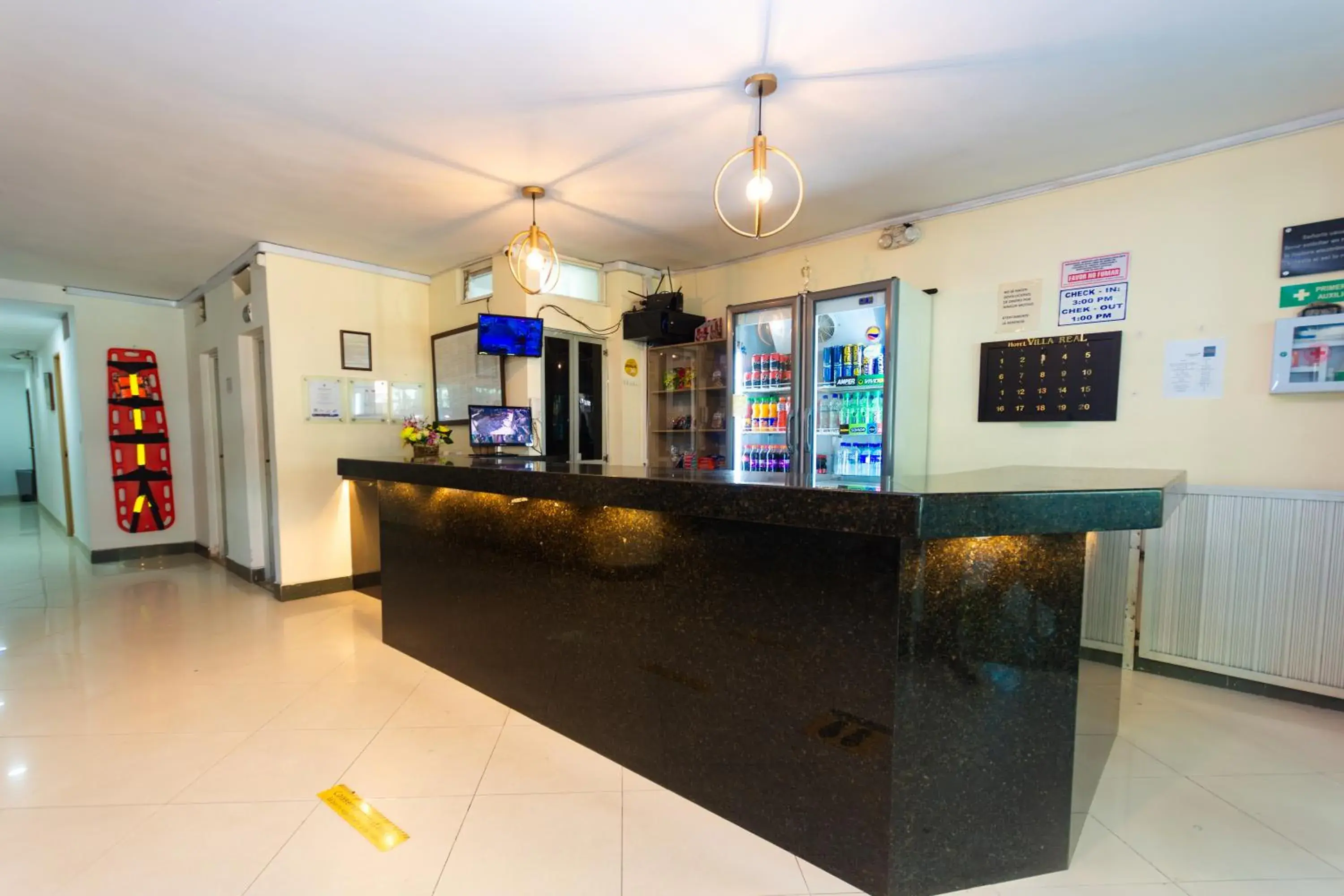 Lobby or reception in Hotel Villa Real Lobby or reception in Hotel Villa Real