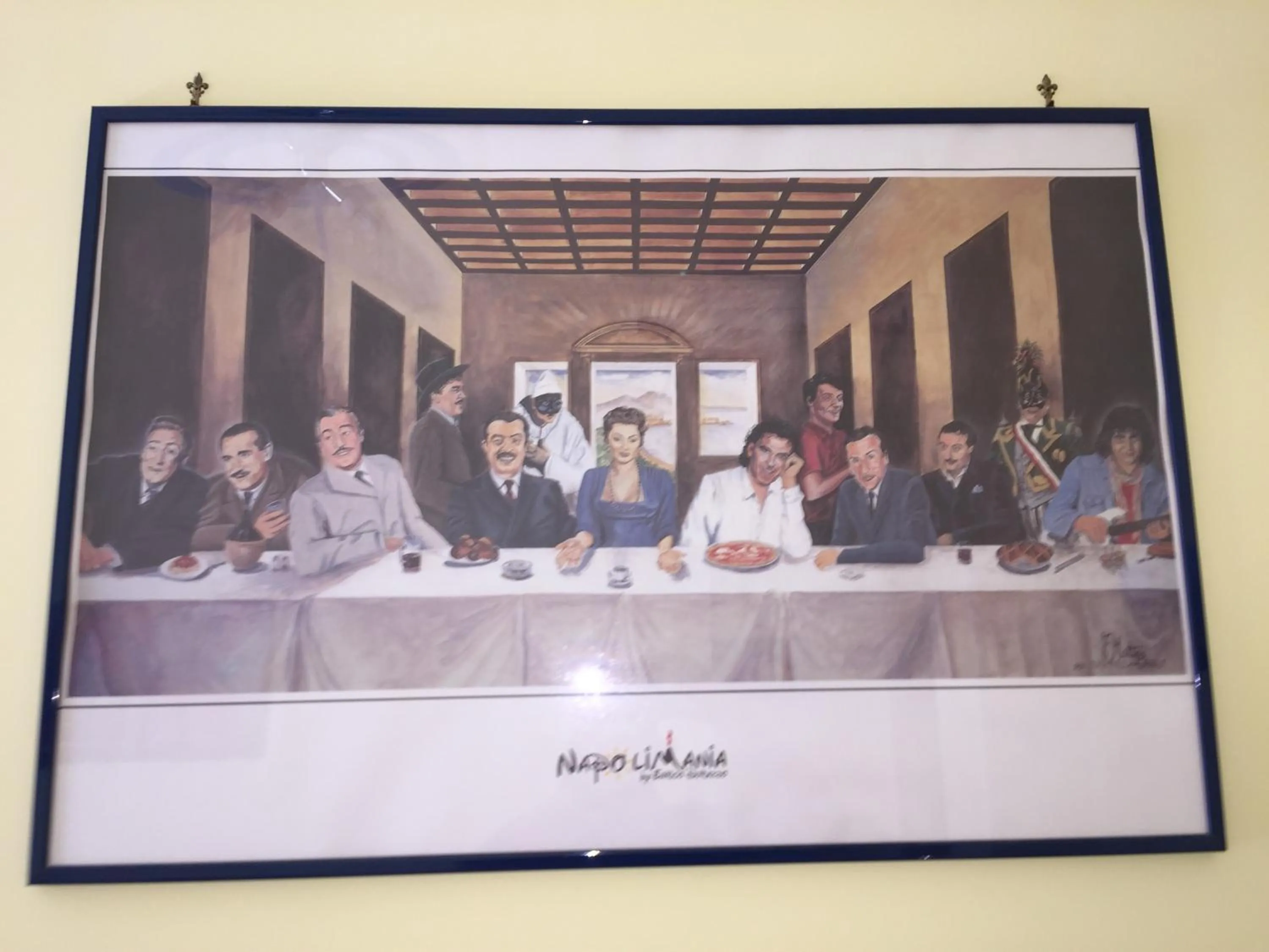 Decorative detail in B&B Quattro Palazzi Napoli Centro