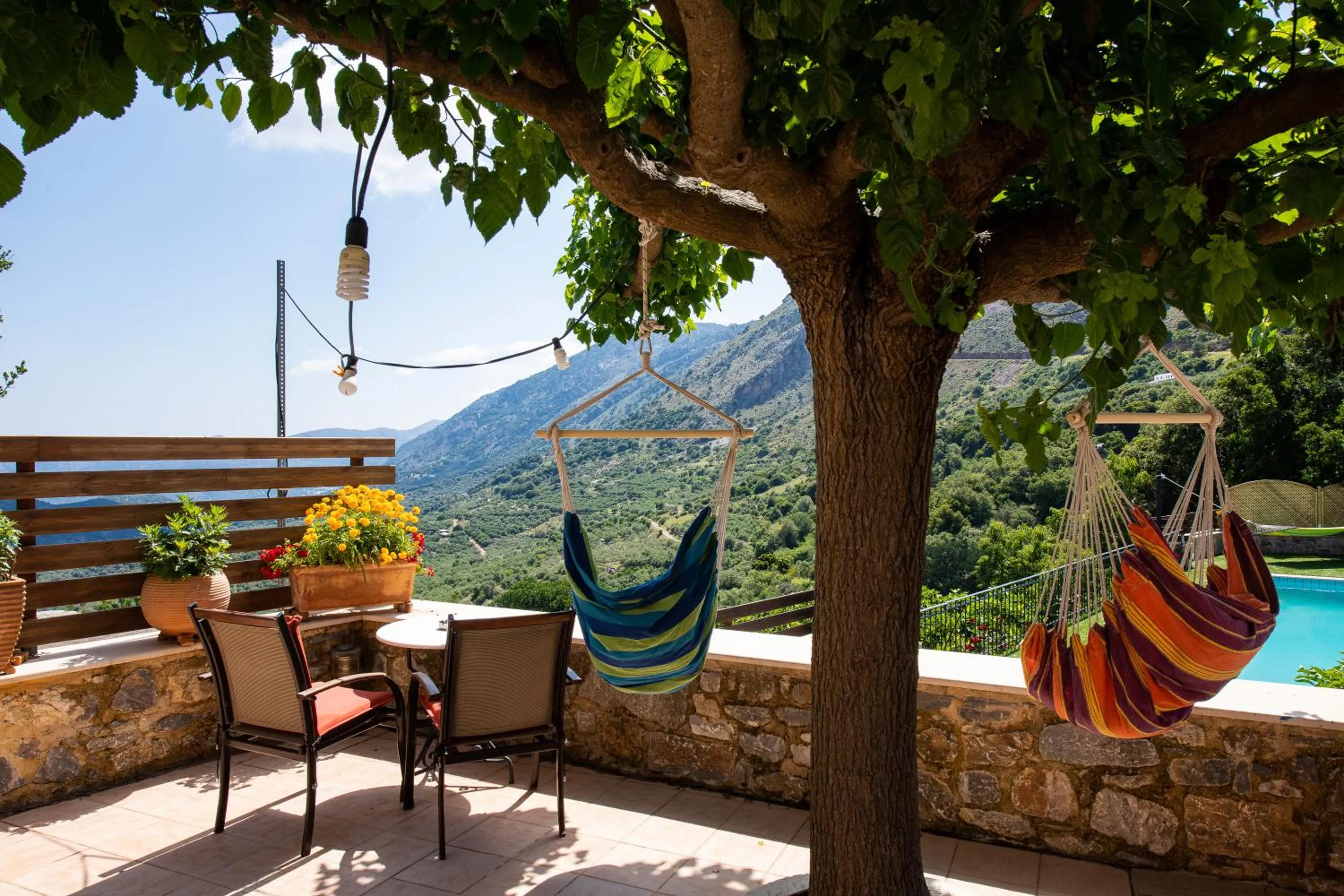 Garden view in Metohi Nature Living