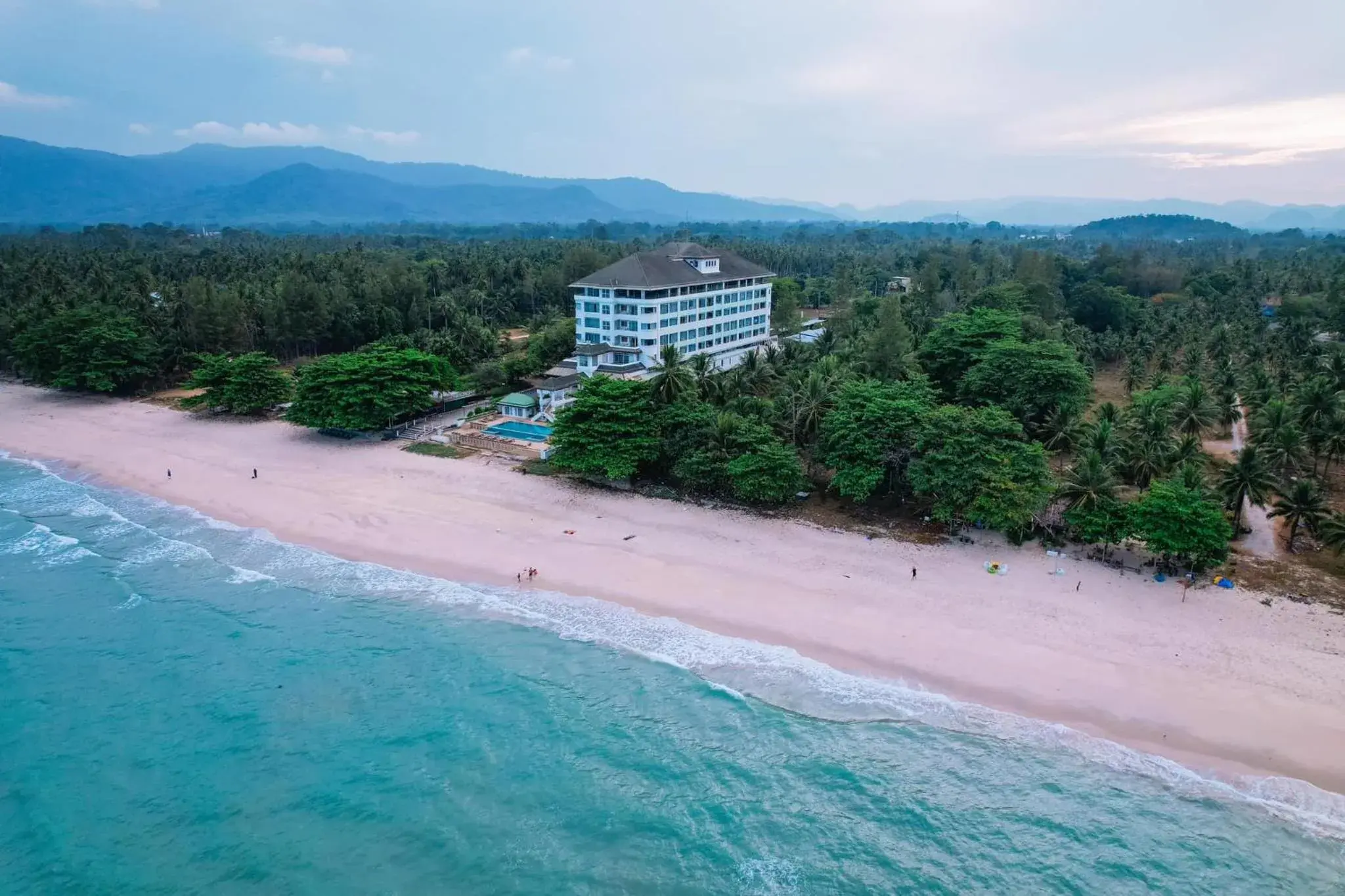 Bird's eye view in Khanom Golden Beach Hotel Bird's eye view in Khanom Golden Beach Hotel