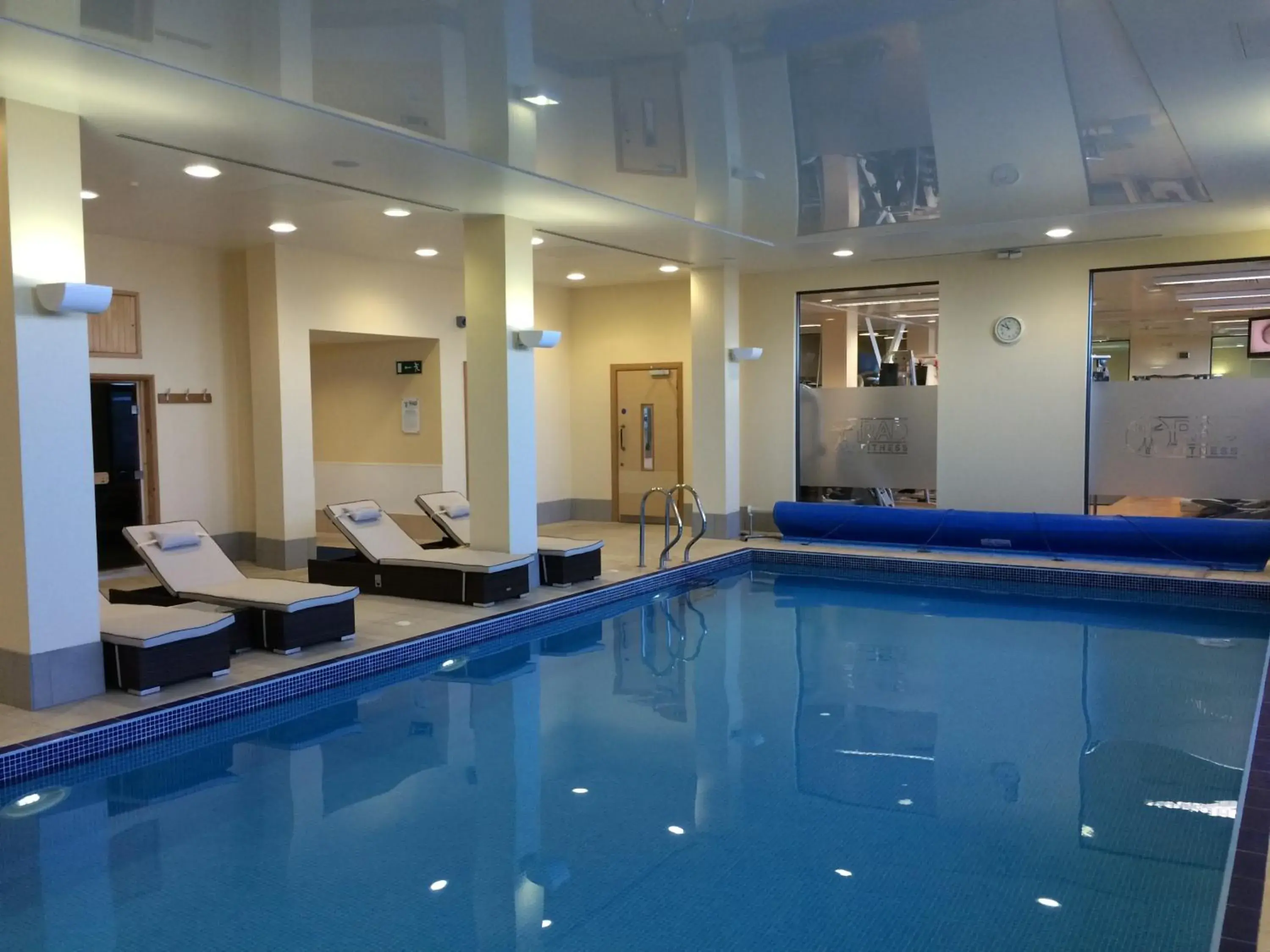Swimming pool in Radisson Blu Waterfront Hotel, Jersey Swimming pool in Radisson Blu Waterfront Hotel, Jersey