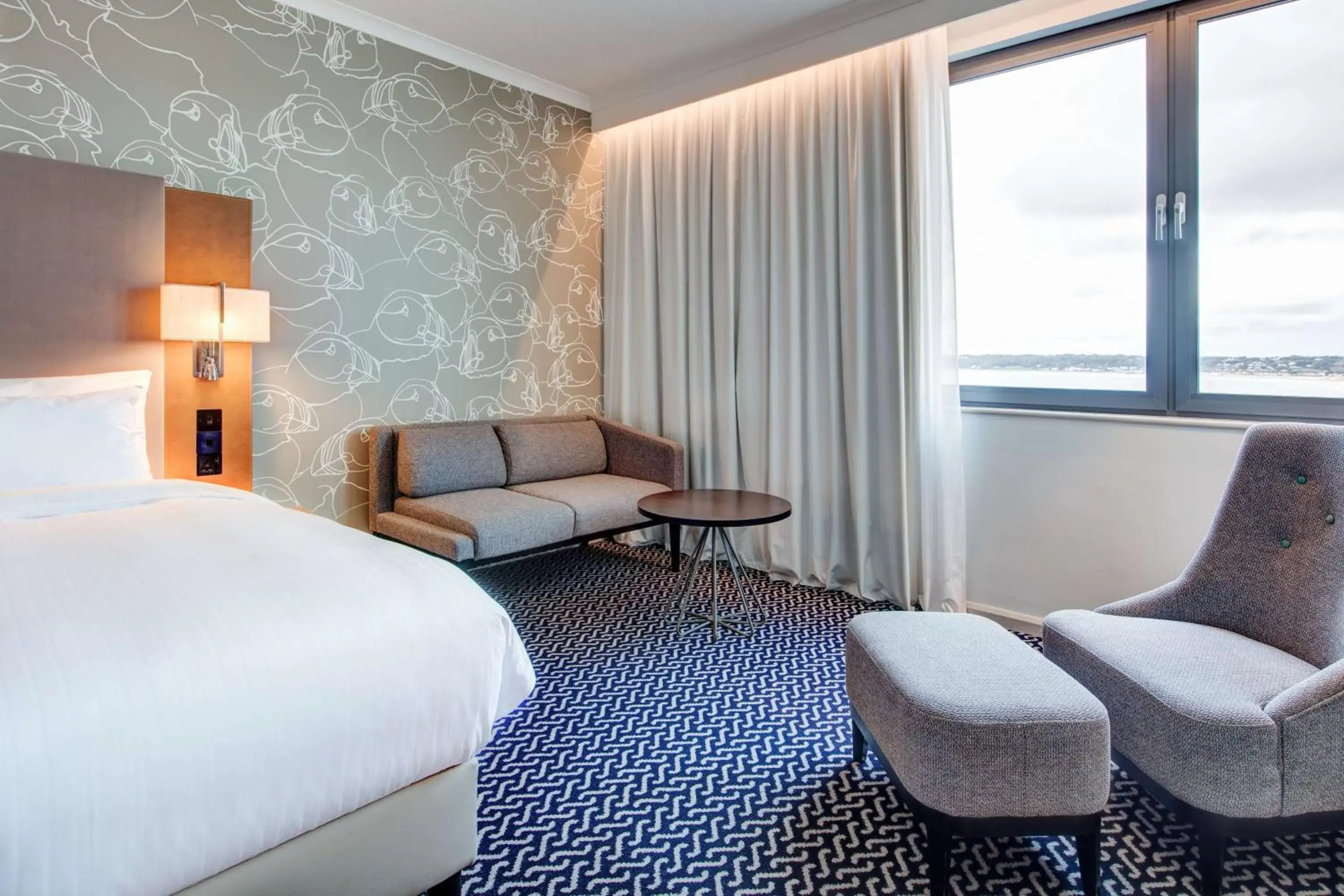 Photo of the whole room, Bed in Radisson Blu Waterfront Hotel, Jersey Photo of the whole room, Bed in Radisson Blu Waterfront Hotel, Jersey