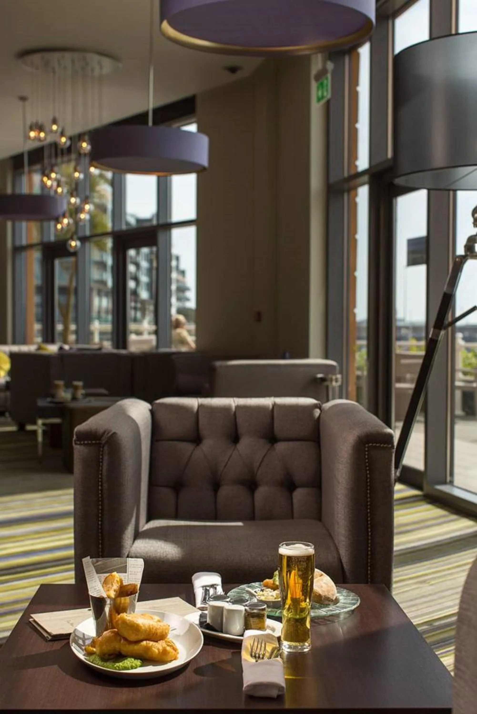 Lunch in Radisson Blu Waterfront Hotel, Jersey