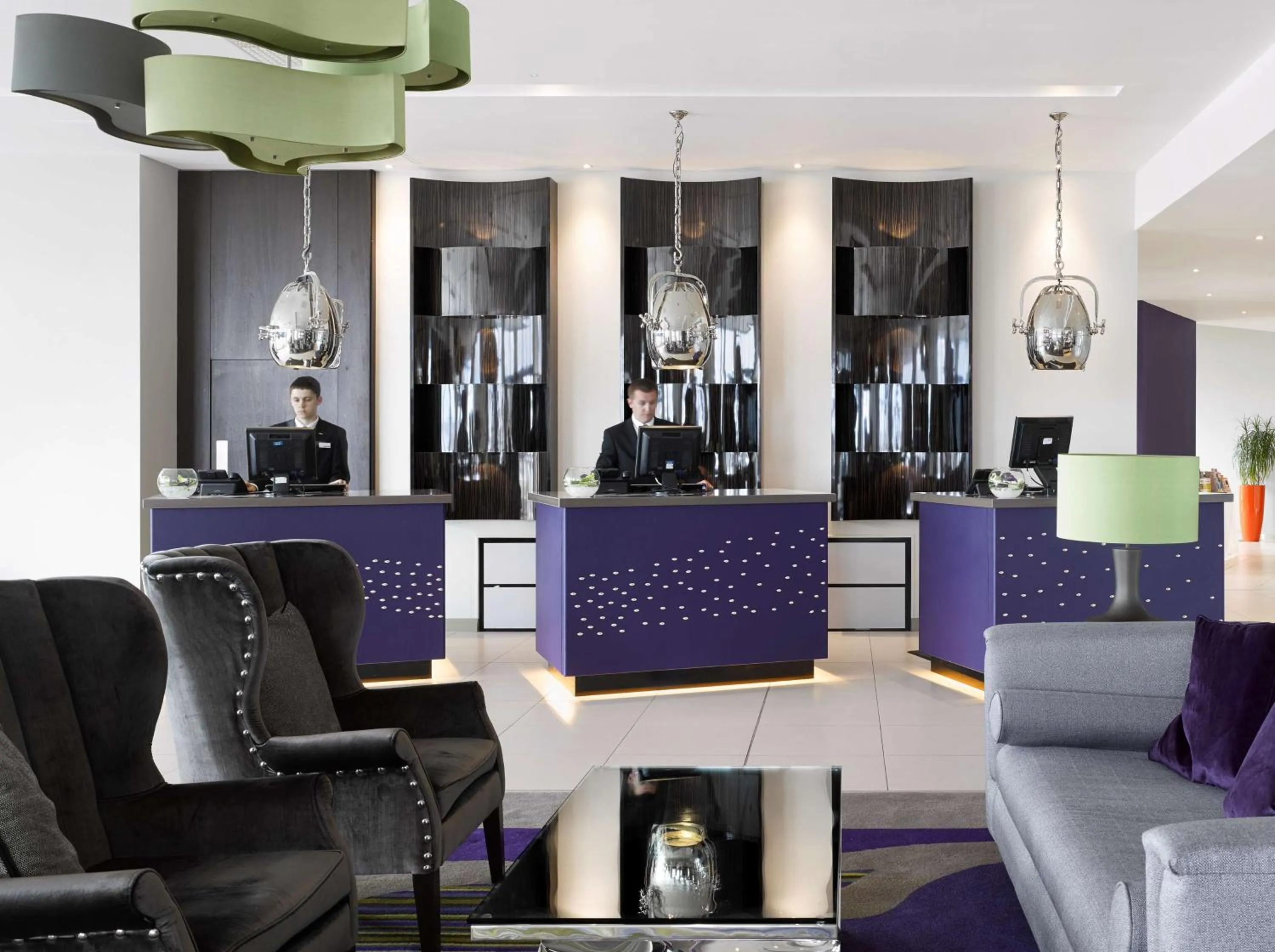 Lobby or reception in Radisson Blu Waterfront Hotel, Jersey