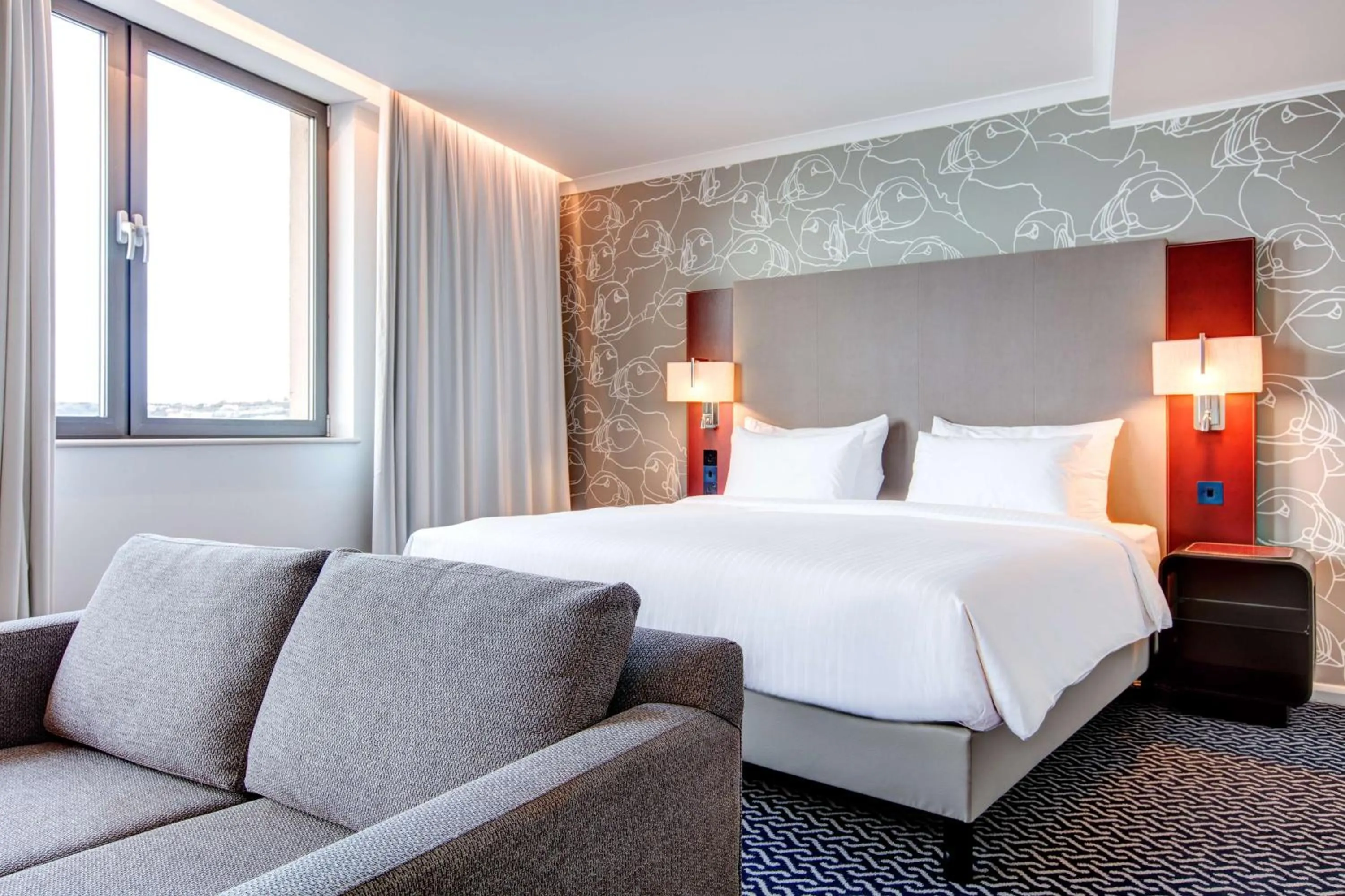 Photo of the whole room, Bed in Radisson Blu Waterfront Hotel, Jersey