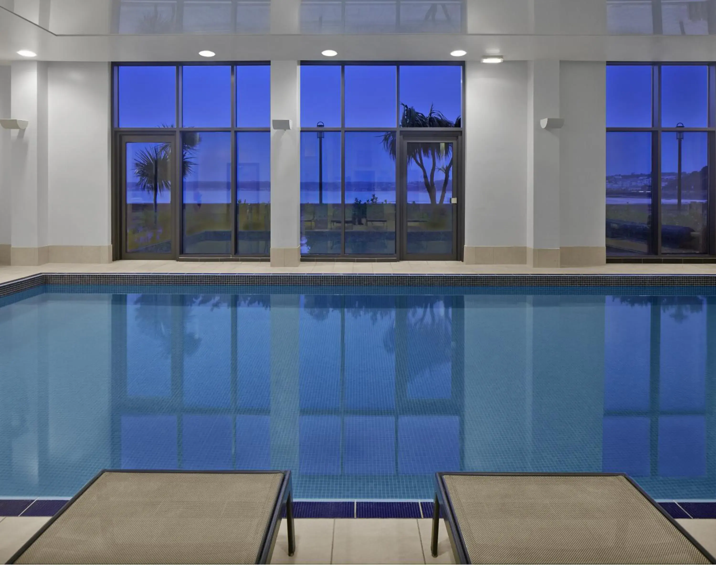 Swimming pool in Radisson Blu Waterfront Hotel, Jersey Swimming pool in Radisson Blu Waterfront Hotel, Jersey