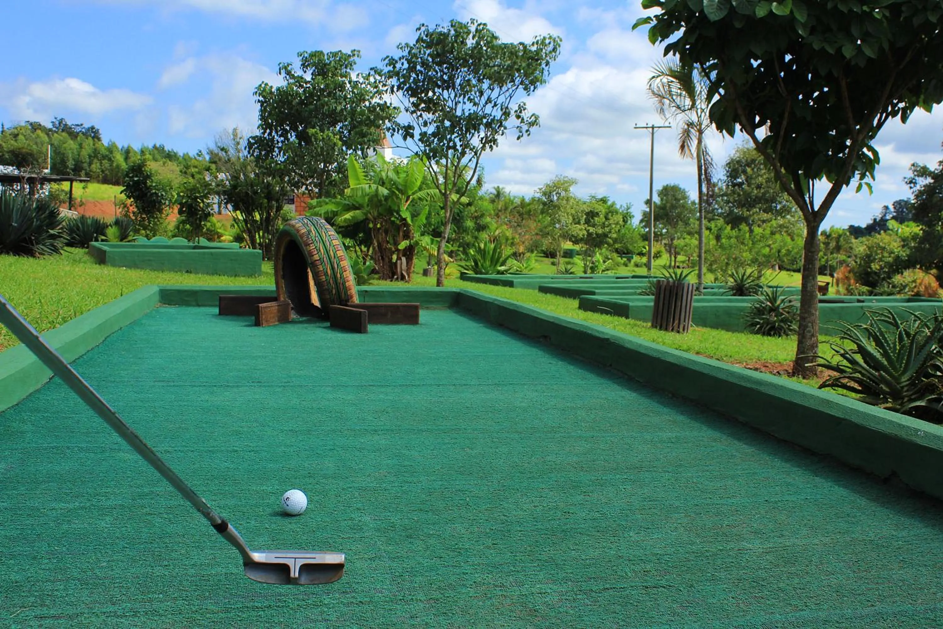 Minigolf in Recanto Alvorada Eco Resort