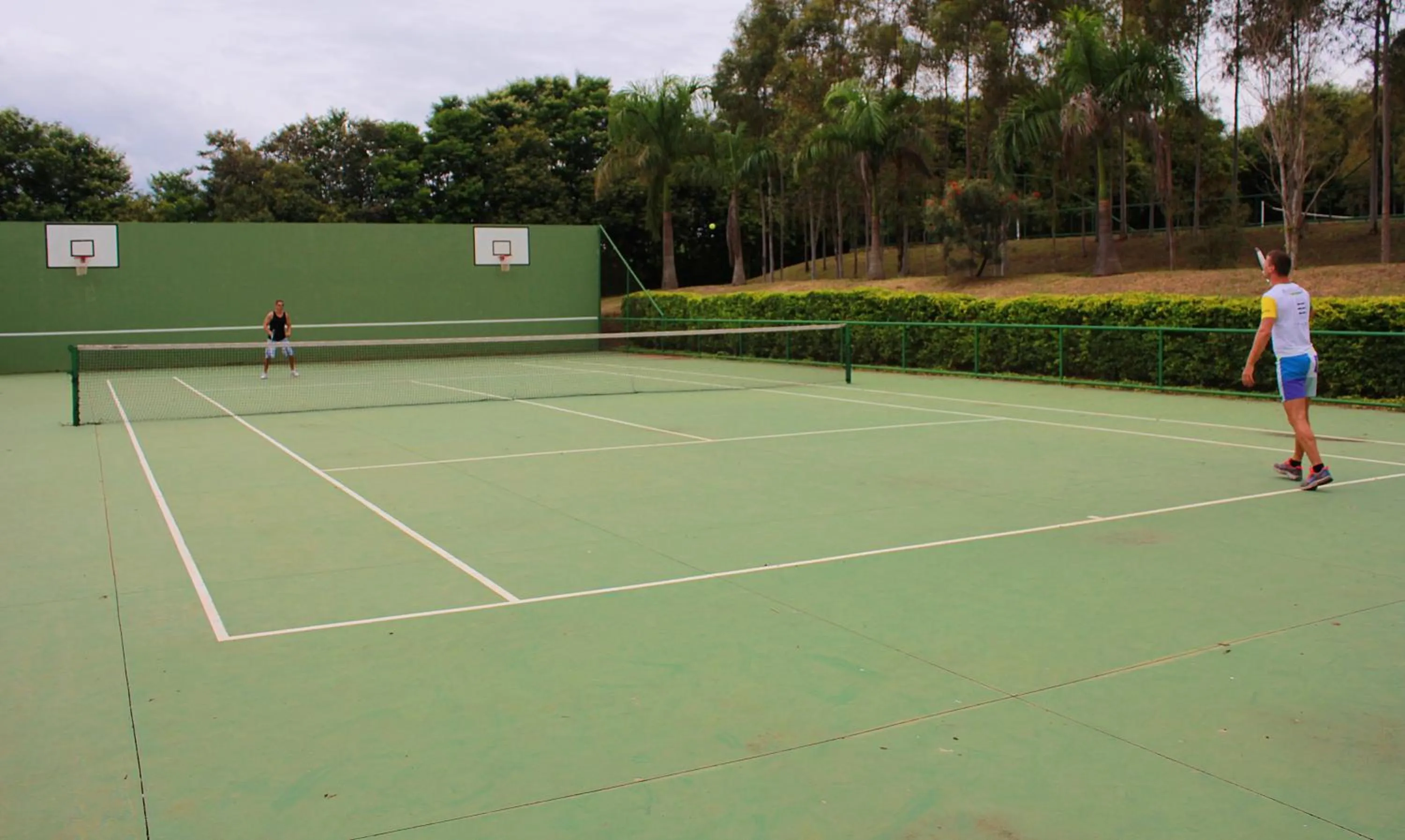 Tennis court in Recanto Alvorada Eco Resort