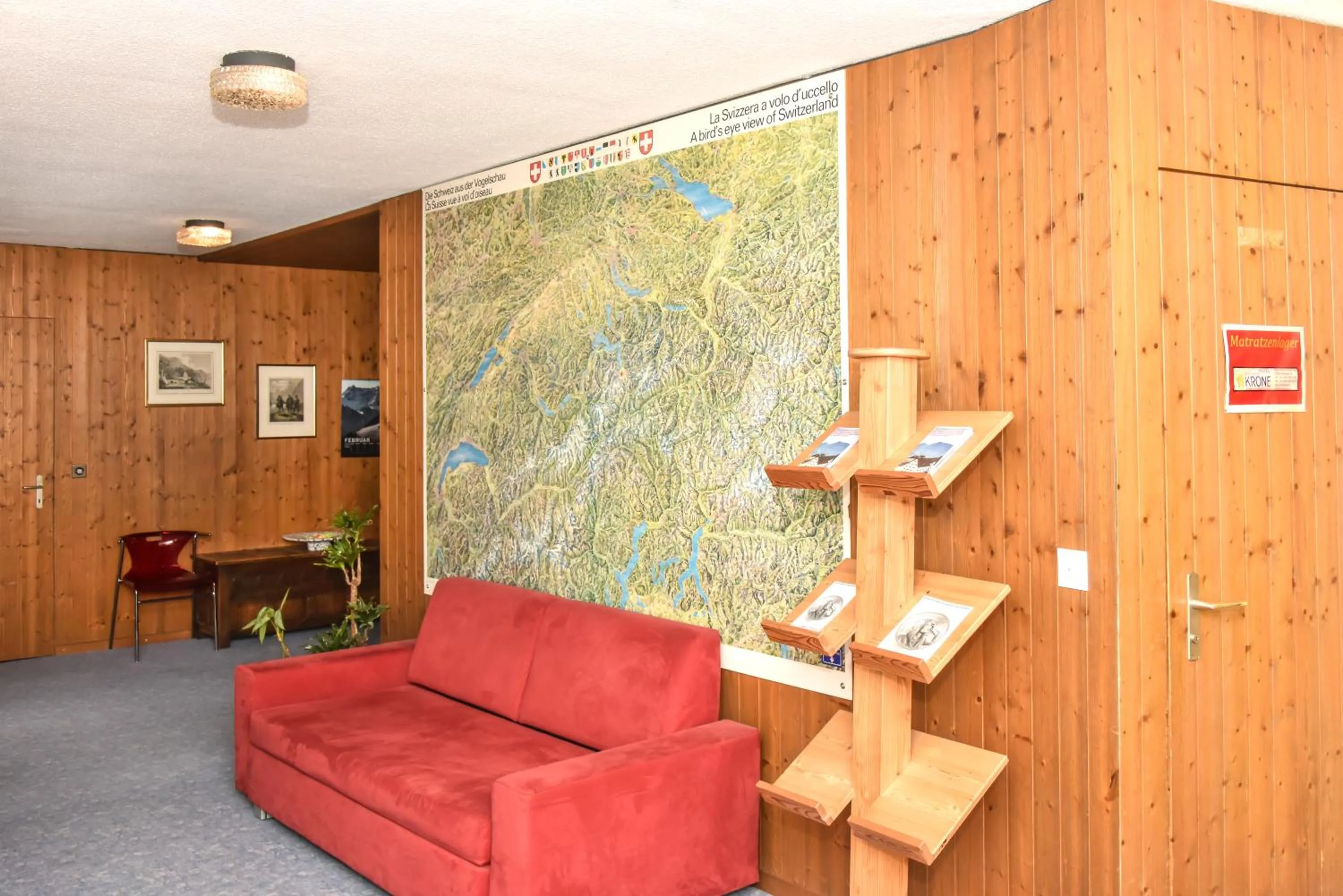 Seating area in Hotel Krone