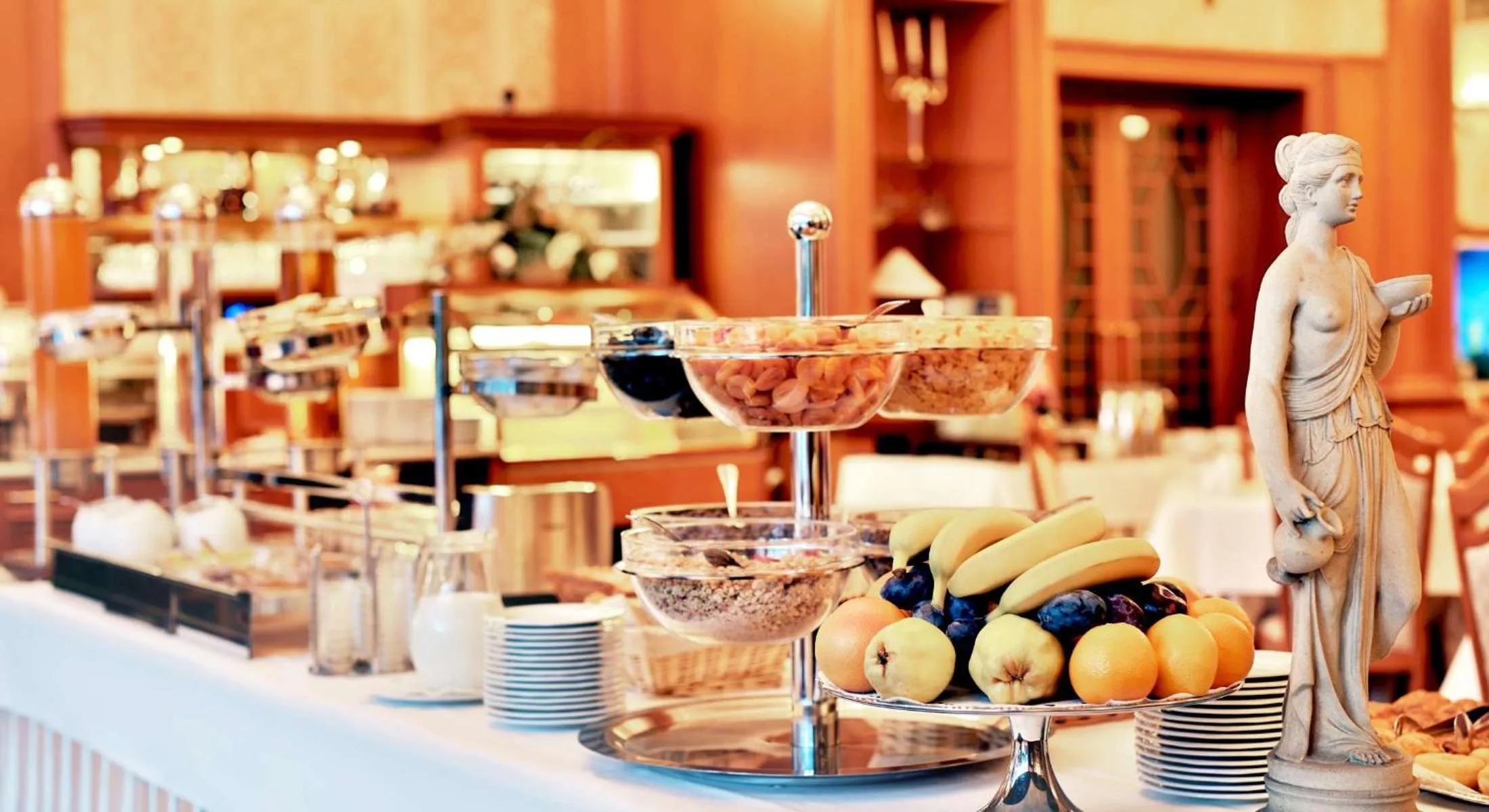 Continental breakfast in Olympia Wellness Hotel