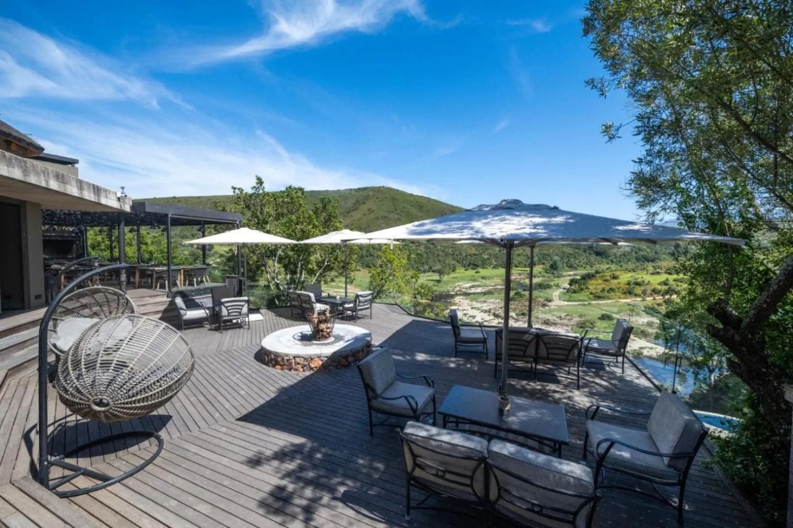 Balcony/Terrace in Botlierskop Tented Lodge