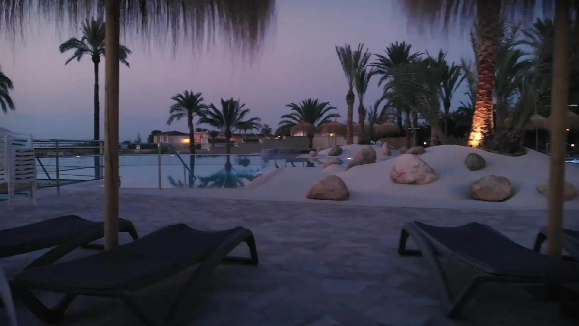 Swimming pool in Balneario de Leana