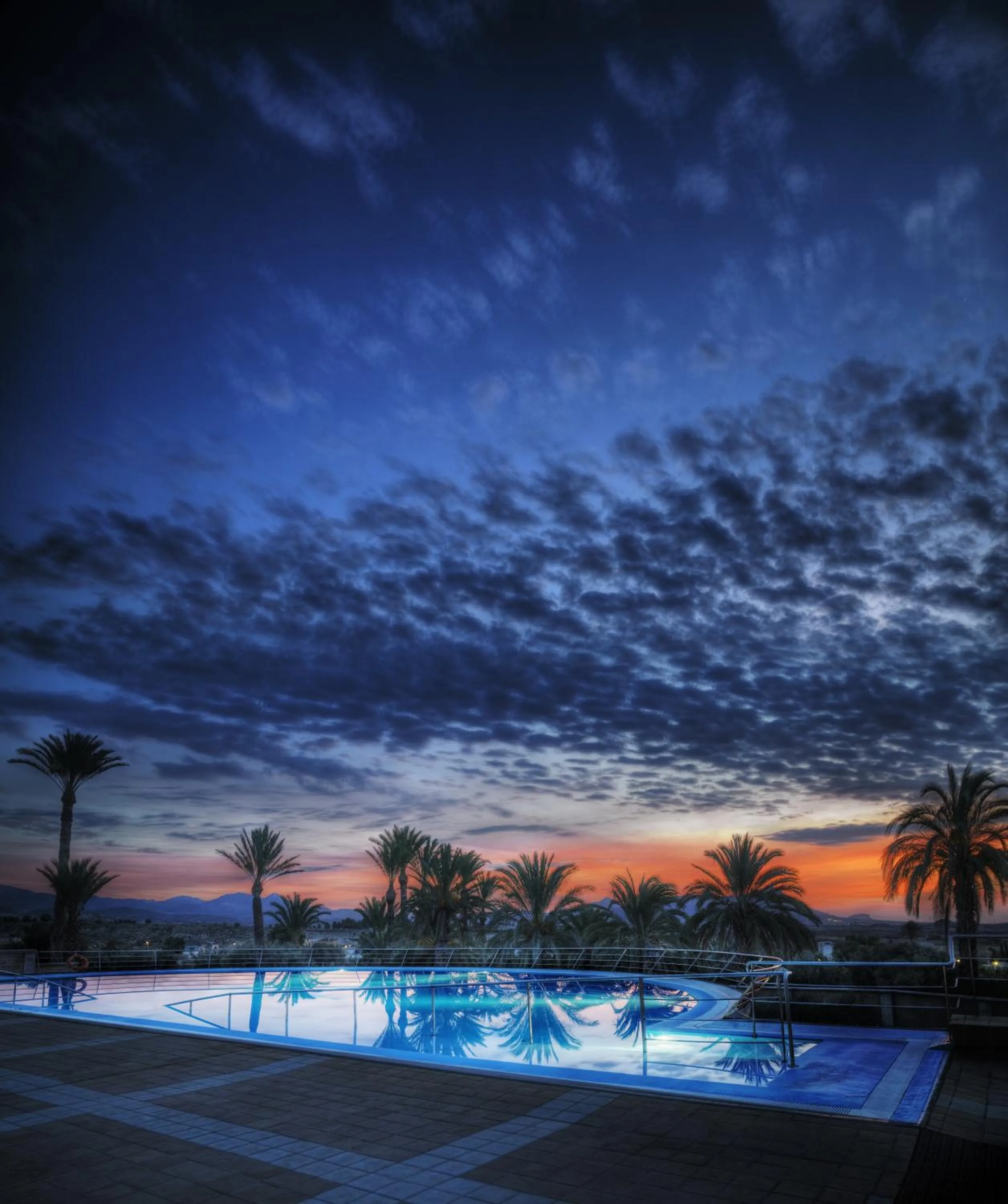 Swimming pool in Balneario de Leana