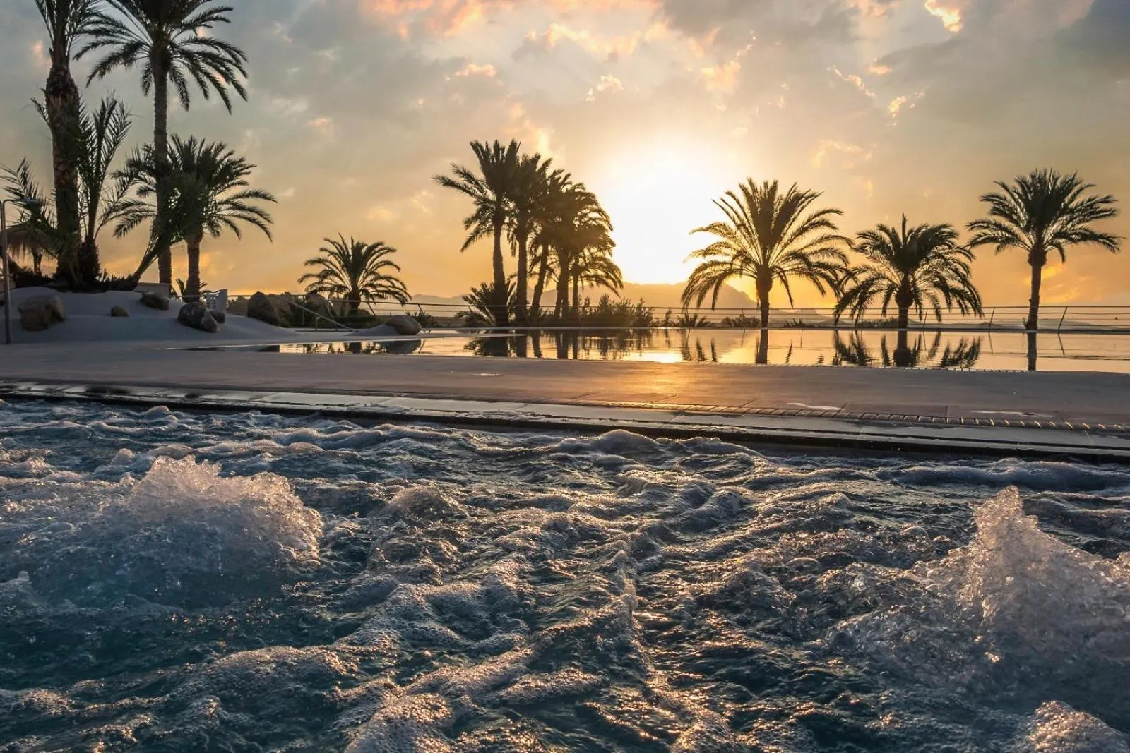 Swimming pool in Balneario de Leana