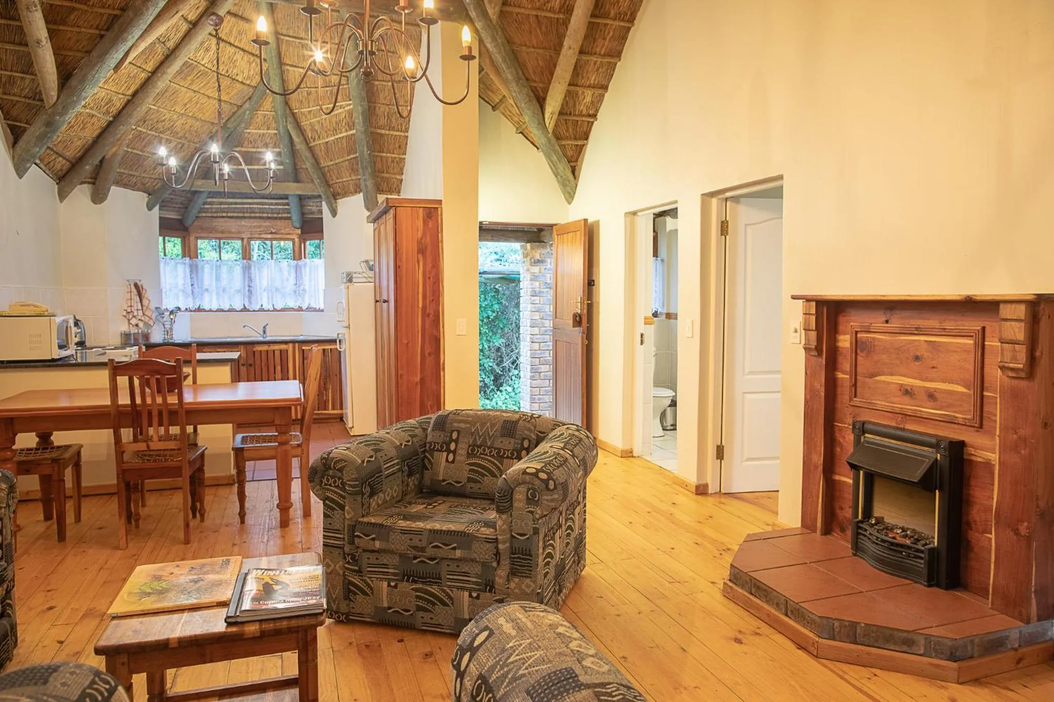 Living room in Coral Tree Cottages