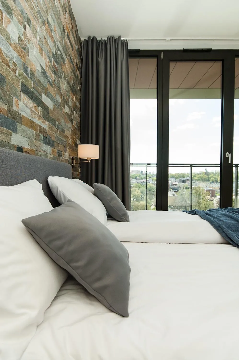View (from property/room), Bed in Dream Team Nordic Haven