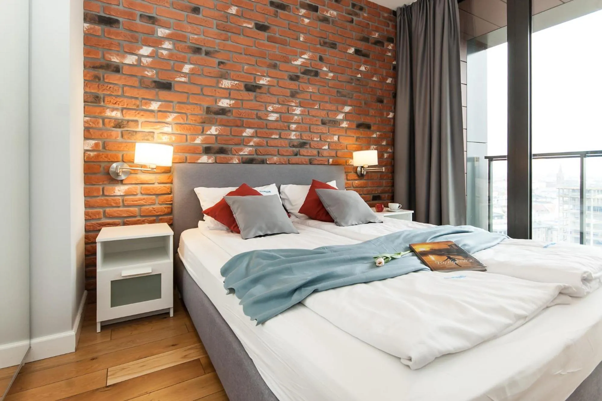 Balcony/Terrace, Bed in Dream Team Nordic Haven