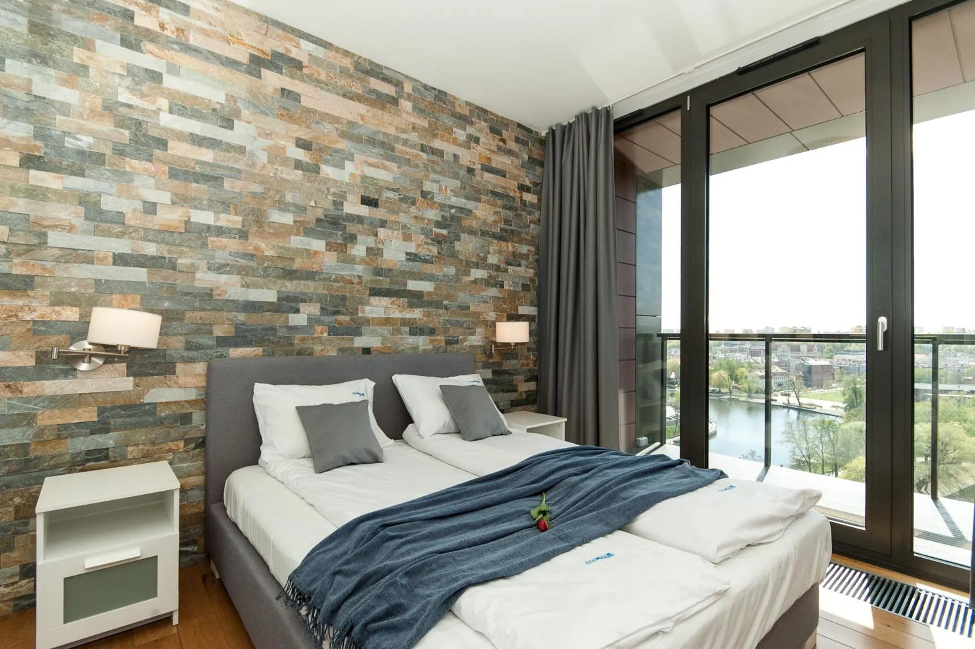 Bed in Dream Team Nordic Haven