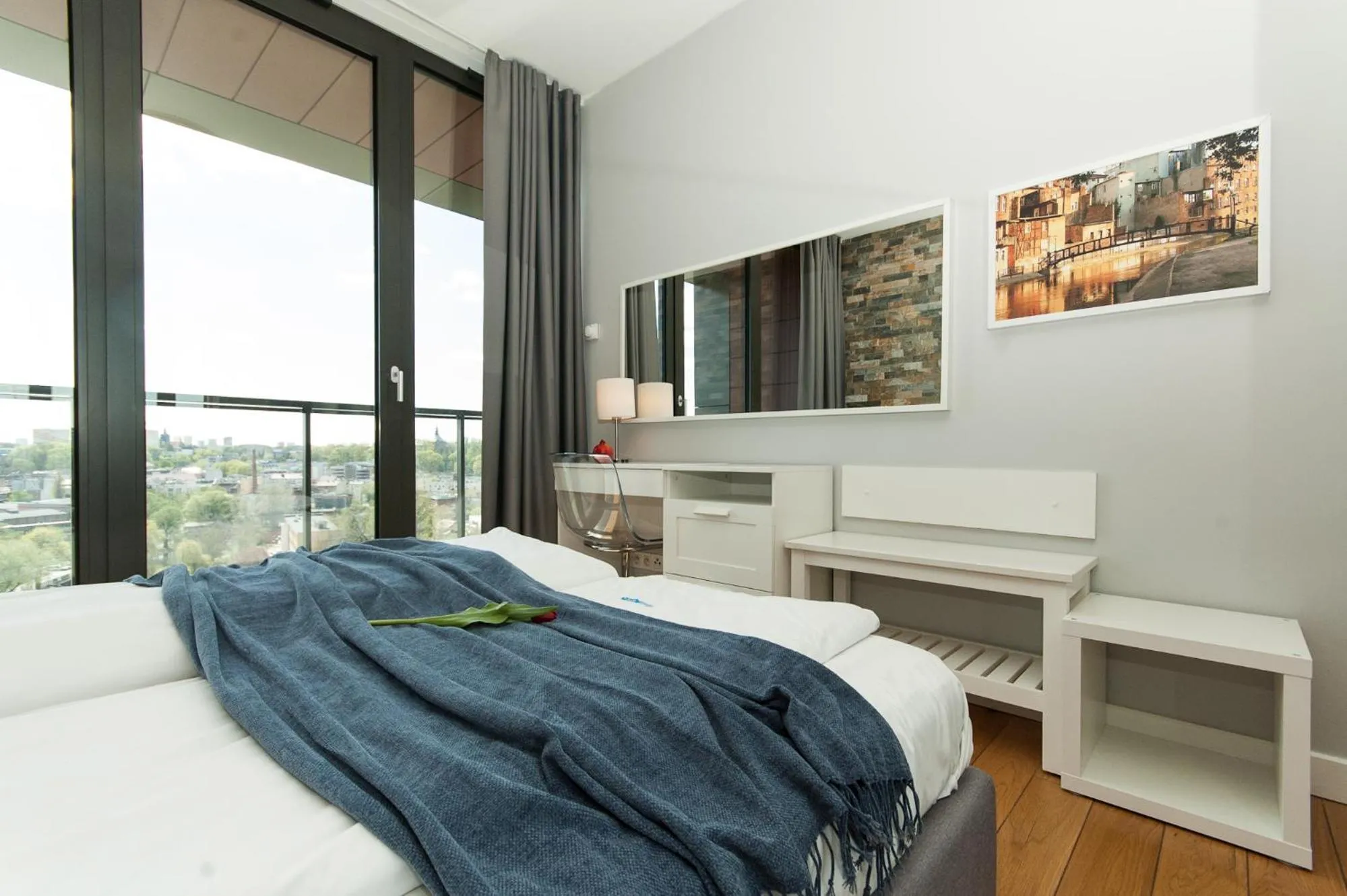 Bed in Dream Team Nordic Haven