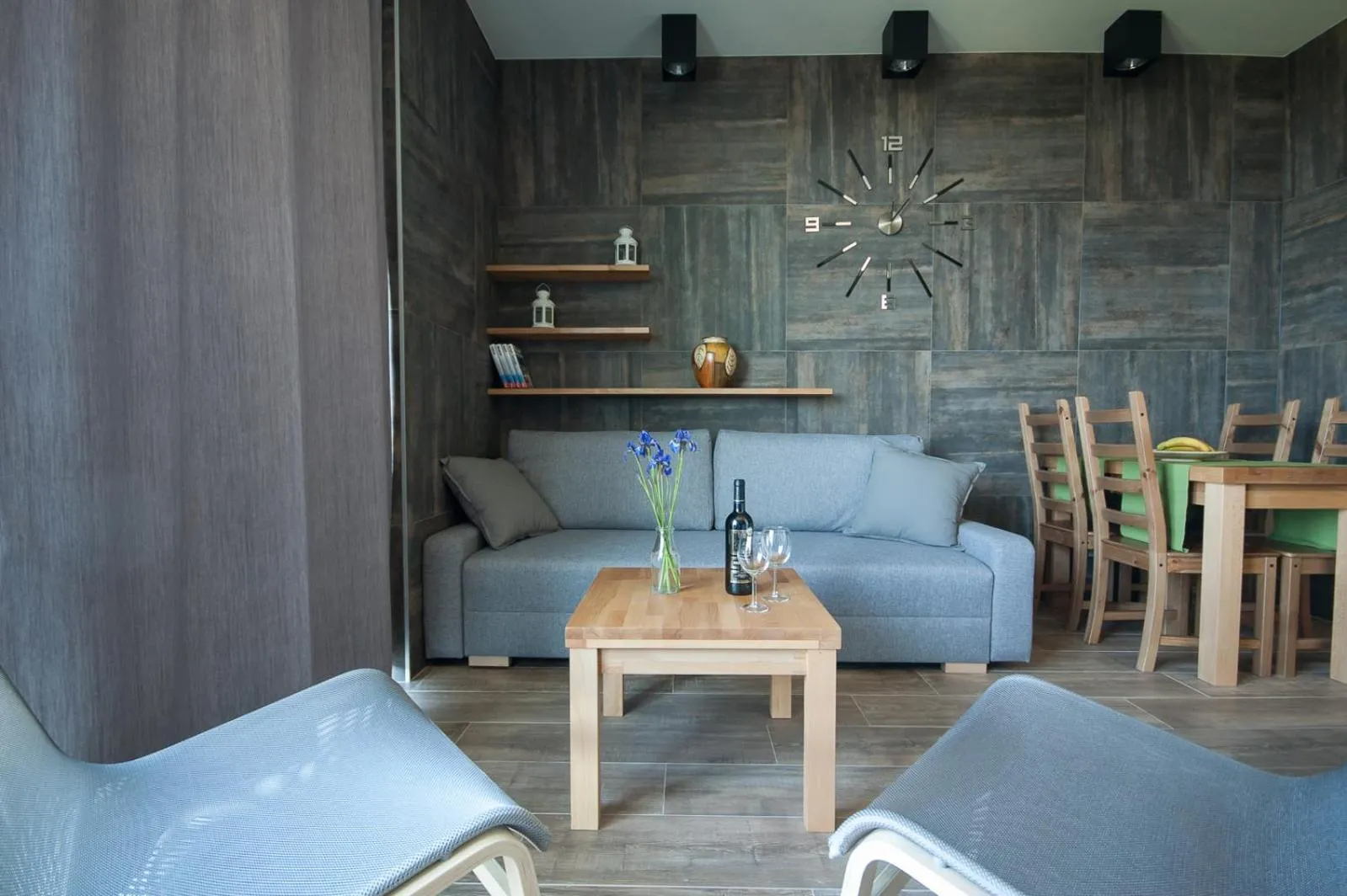 Seating area in Dream Team Nordic Haven