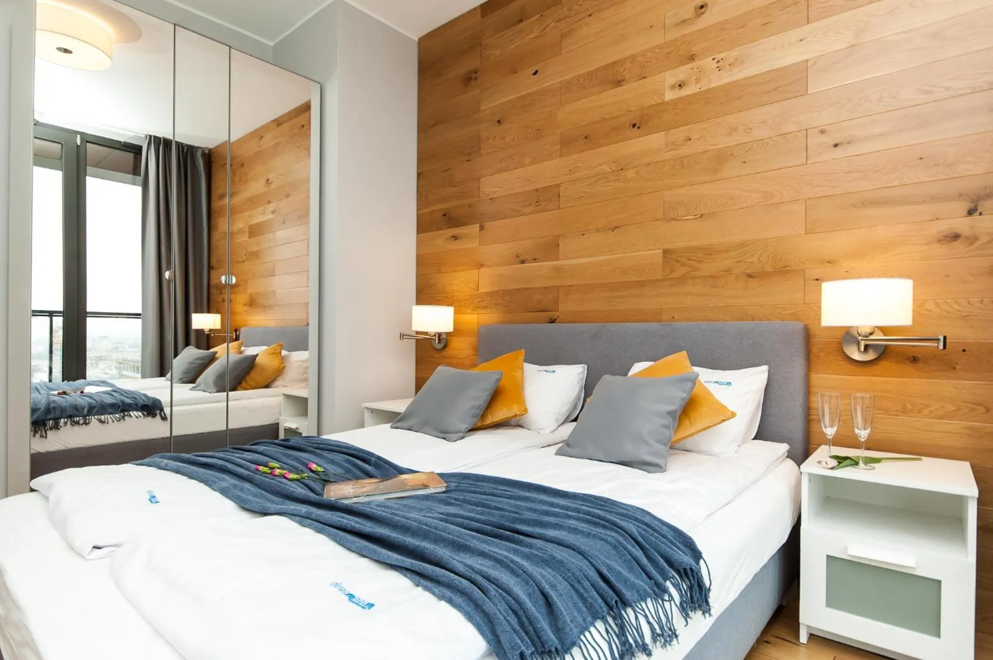 Bed in Dream Team Nordic Haven