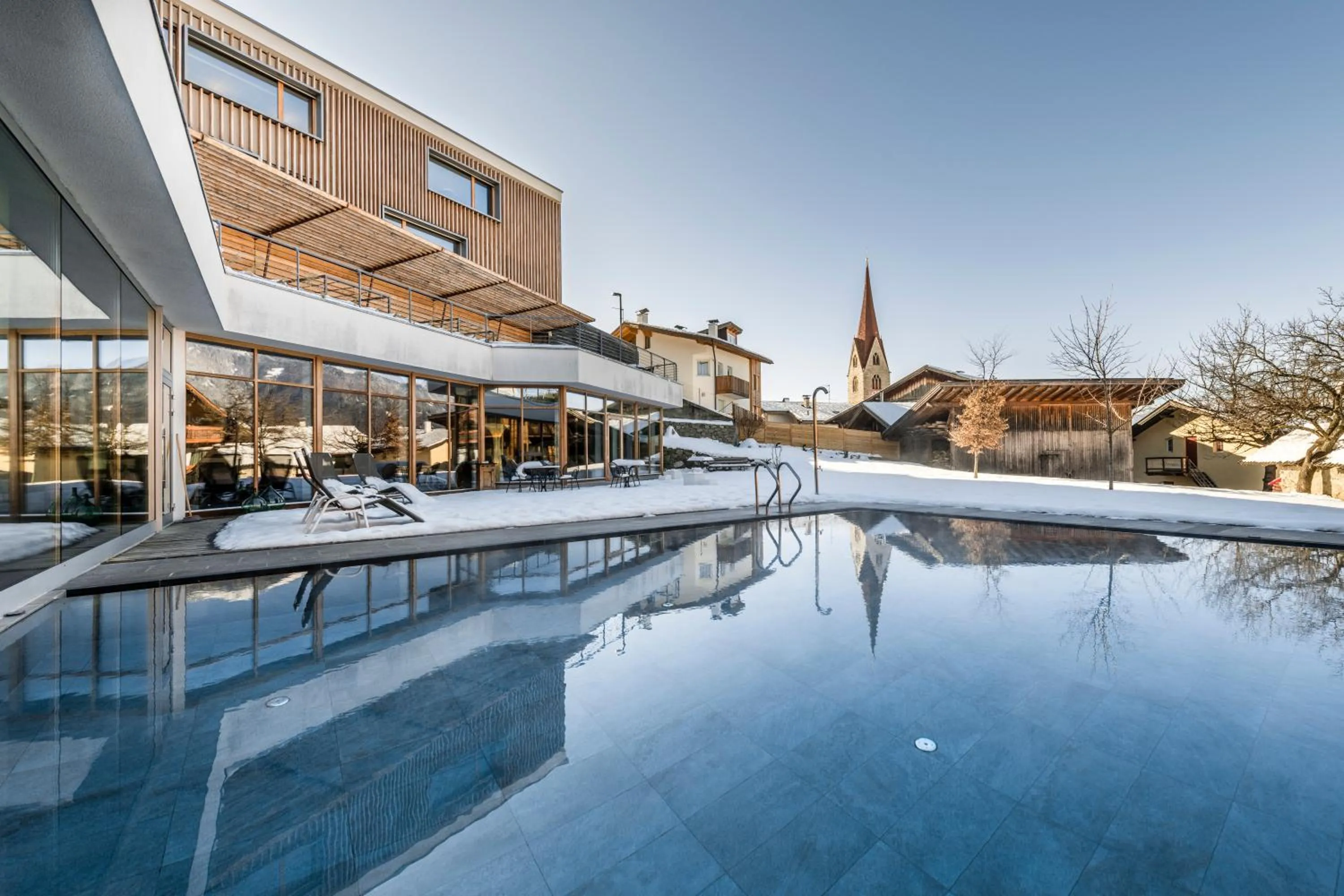 Swimming pool in Hotel Gasserhof
