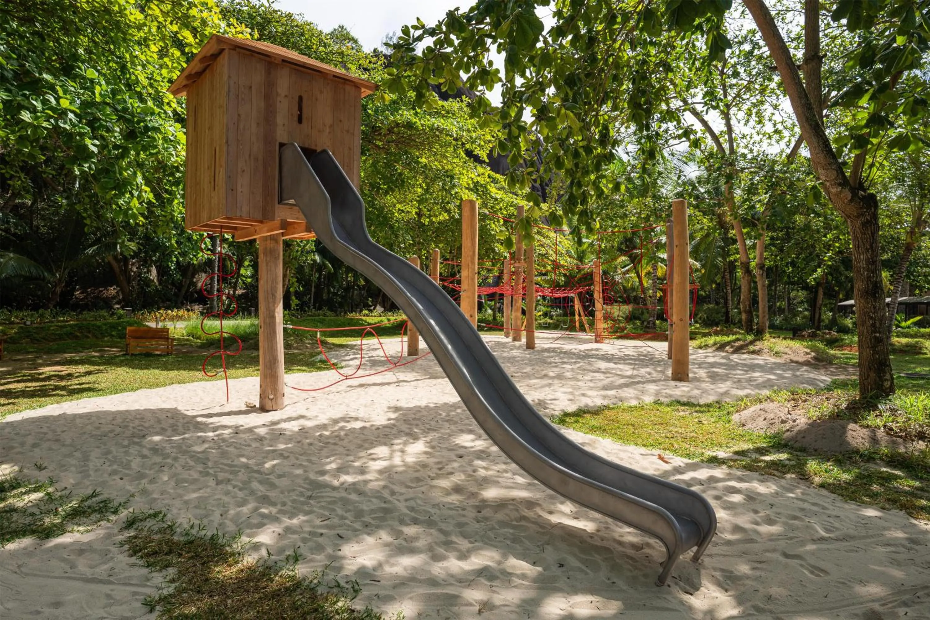 Property building in Kempinski Seychelles Resort