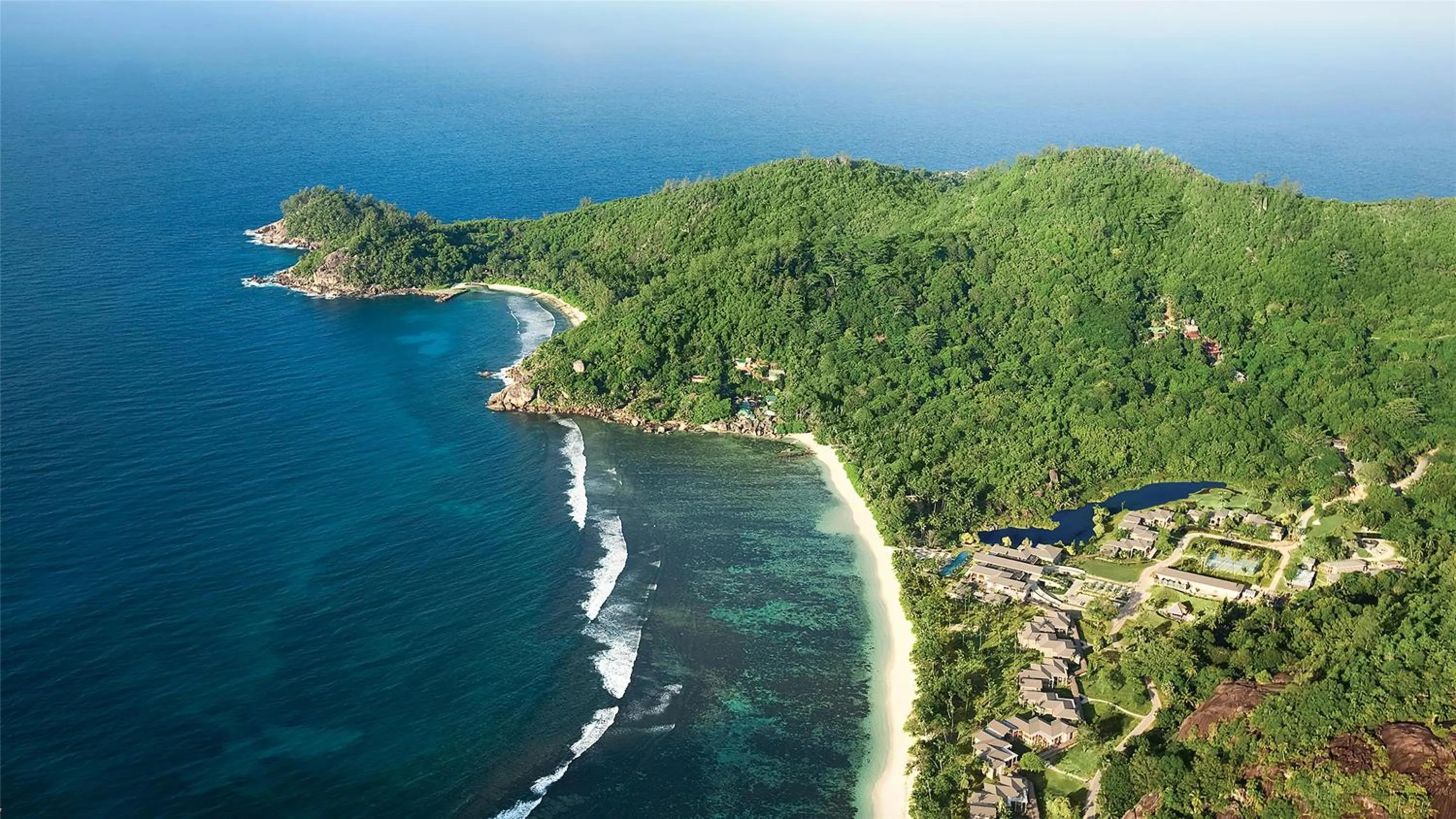 Property building in Kempinski Seychelles Resort
