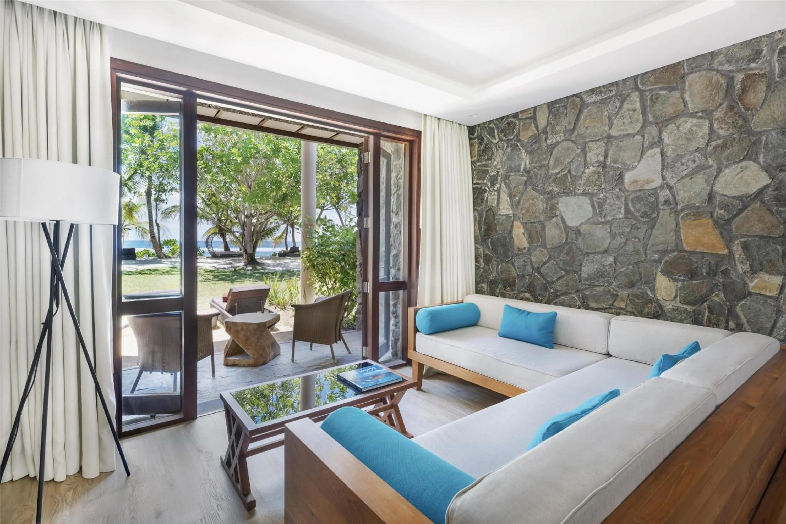 Bedroom in Kempinski Seychelles Resort
