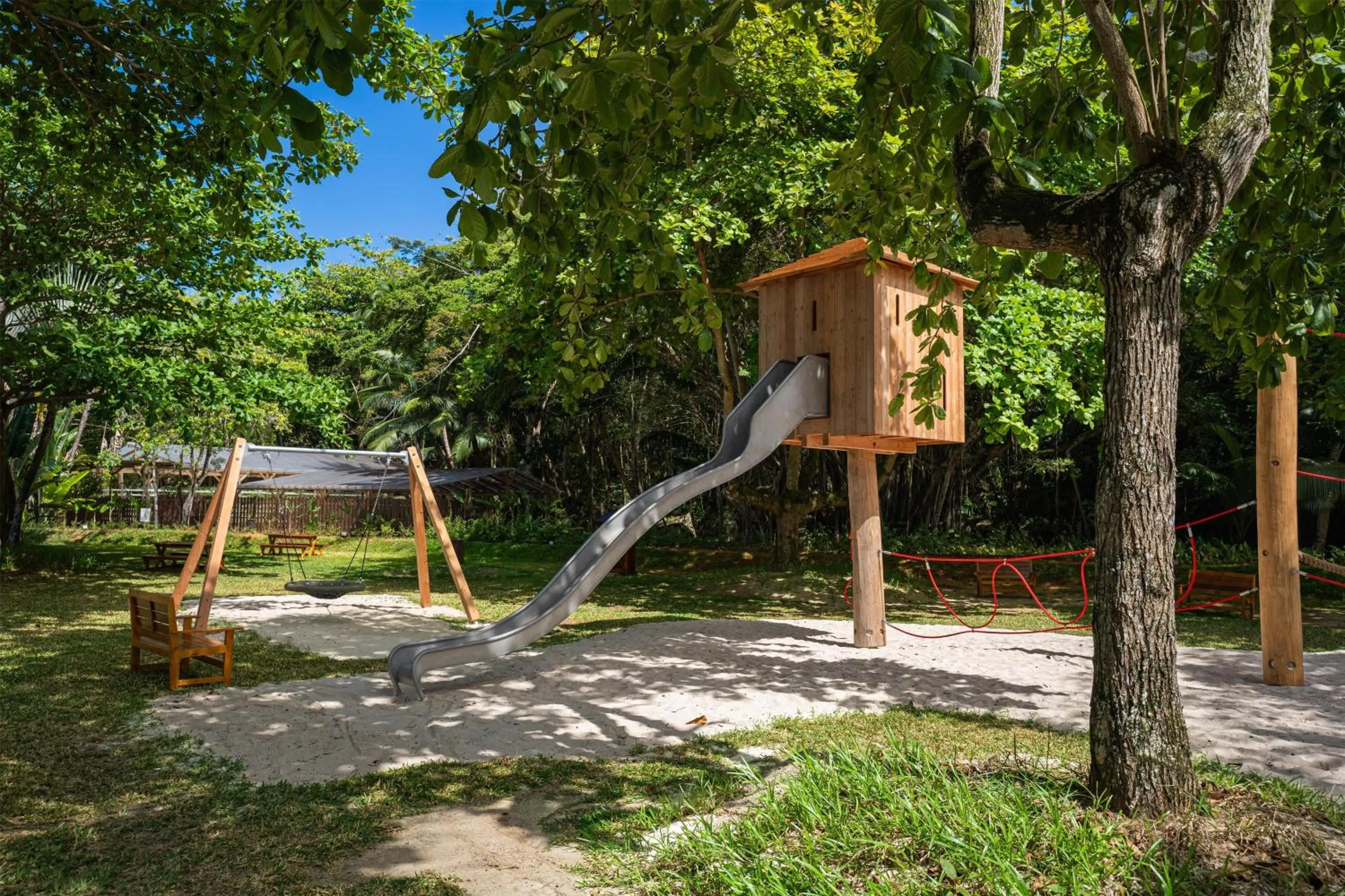 Property building in Kempinski Seychelles Resort