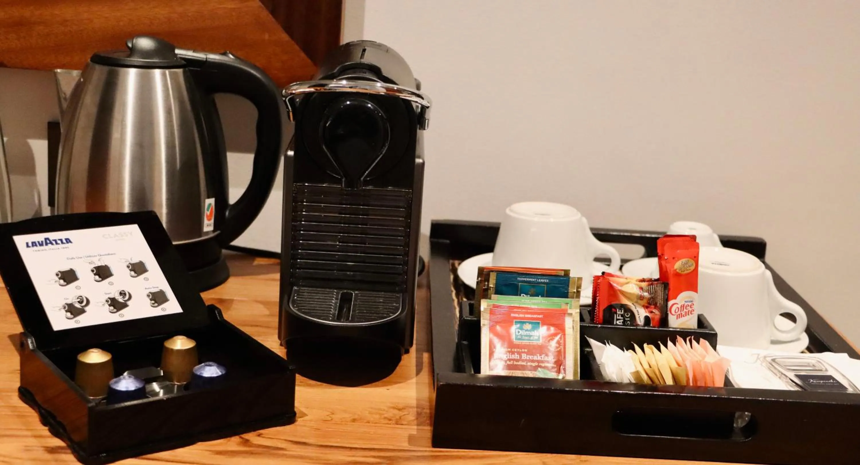 Coffee/tea facilities in Kempinski Seychelles Resort