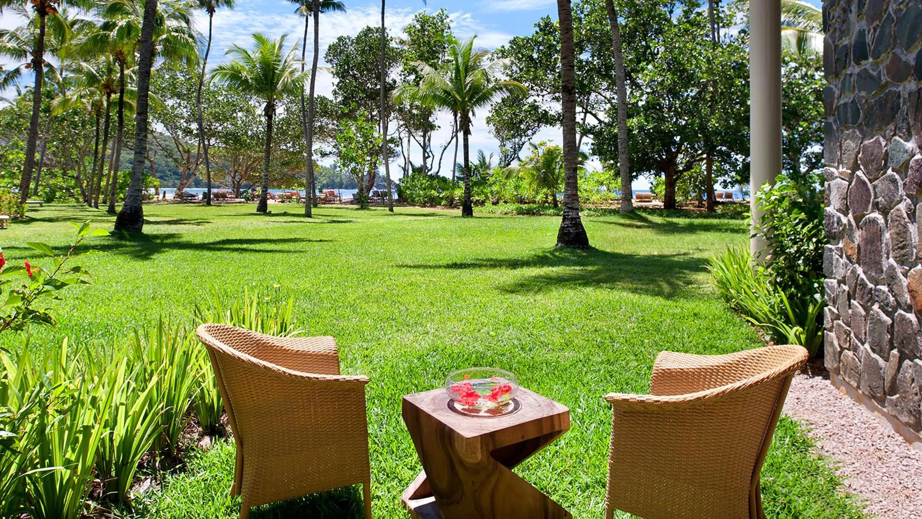 Balcony/Terrace in Kempinski Seychelles Resort