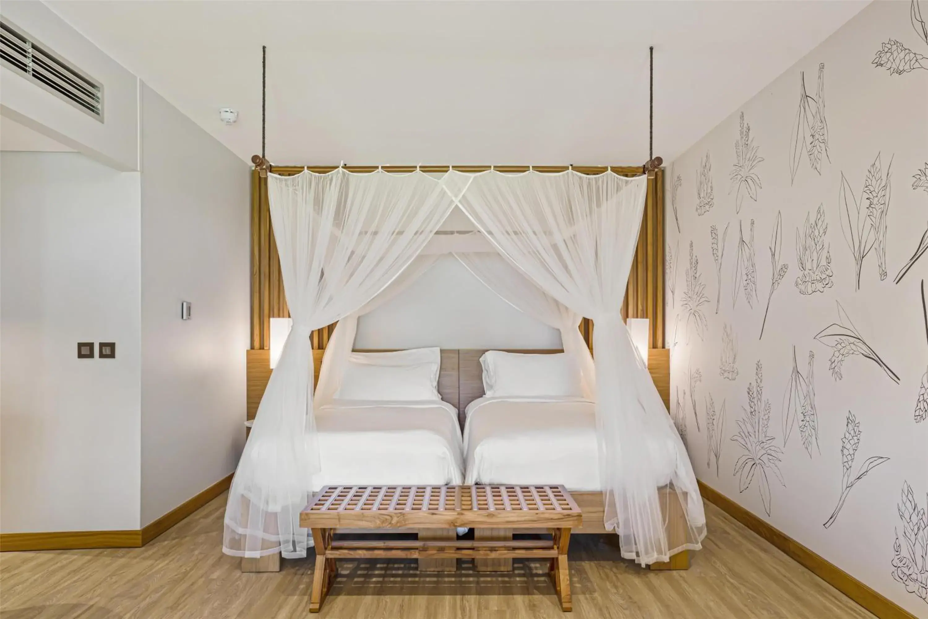 Bedroom, Bed in Kempinski Seychelles Resort Bedroom, Bed in Kempinski Seychelles Resort