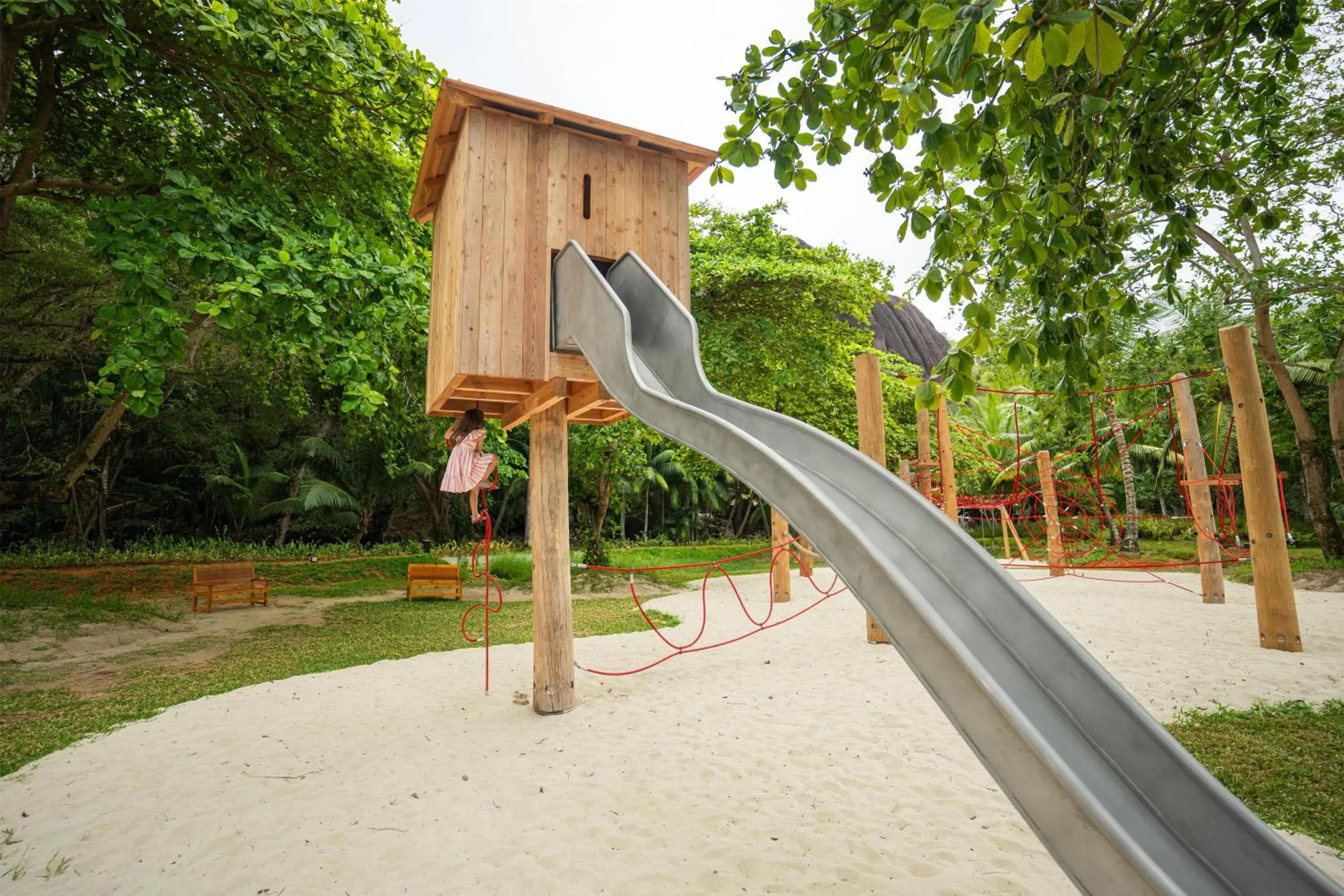 Property building in Kempinski Seychelles Resort