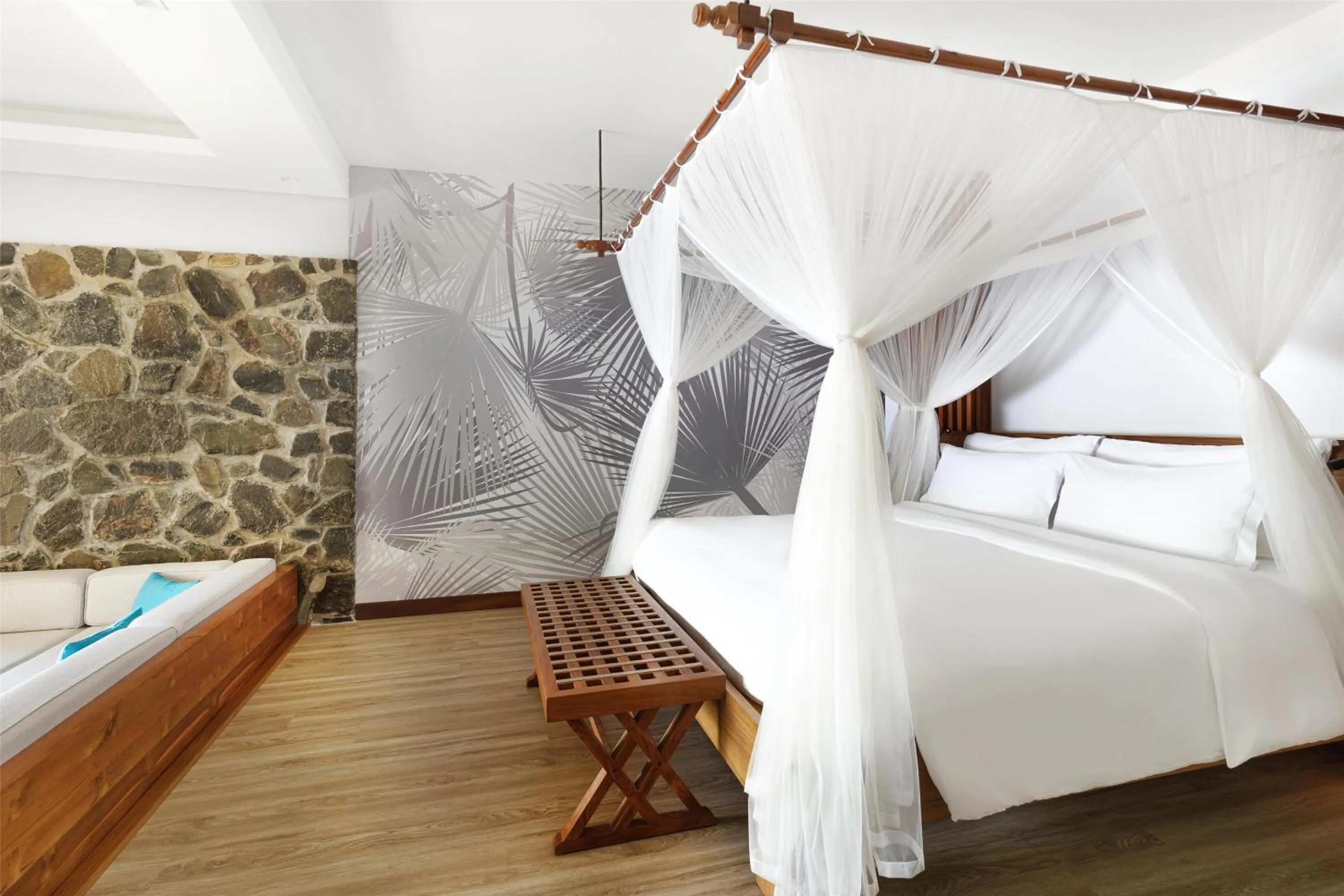 Photo of the whole room, Bed in Kempinski Seychelles Resort