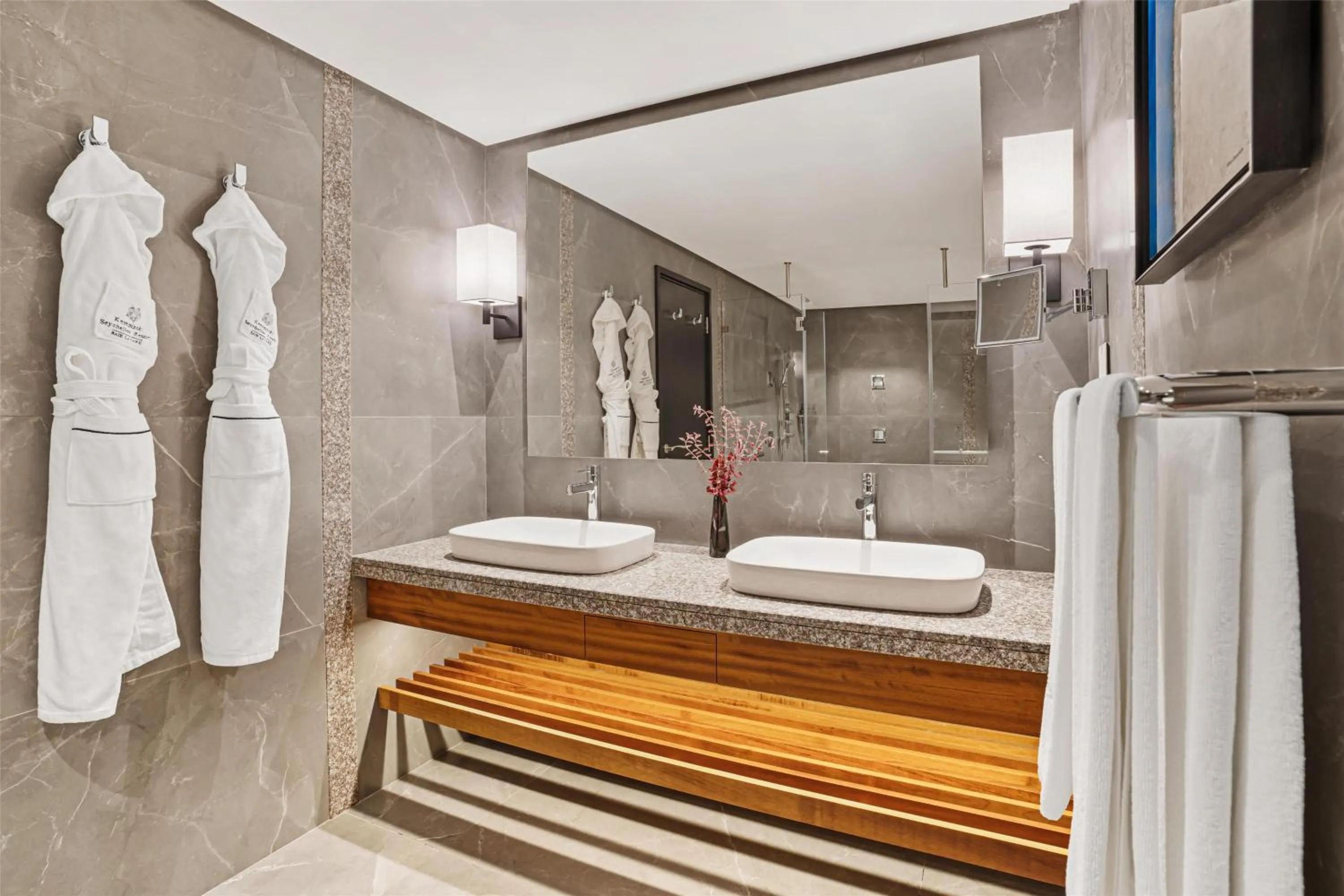 Bedroom in Kempinski Seychelles Resort