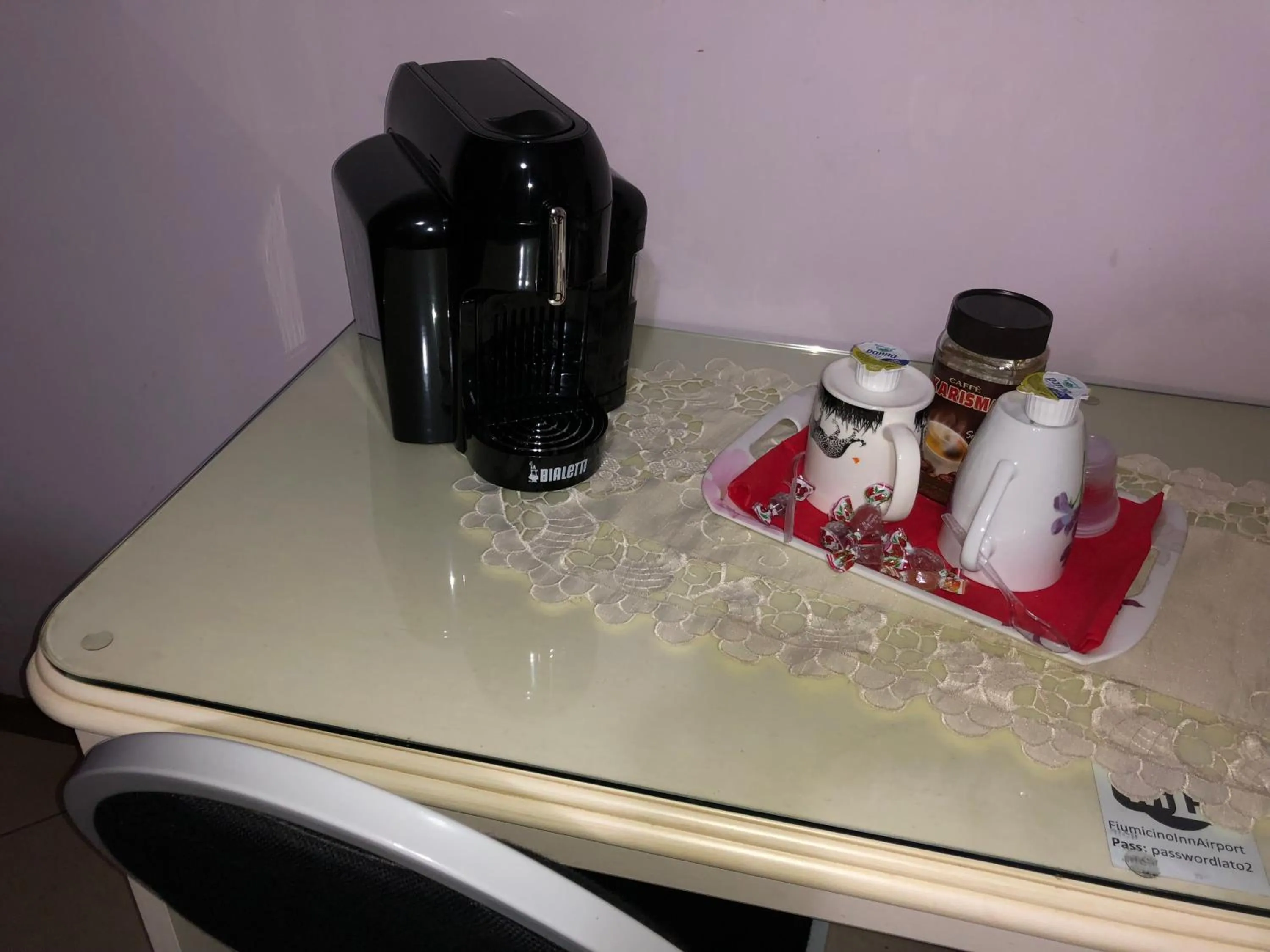 Coffee/tea facilities in Fiumicino Inn Airport