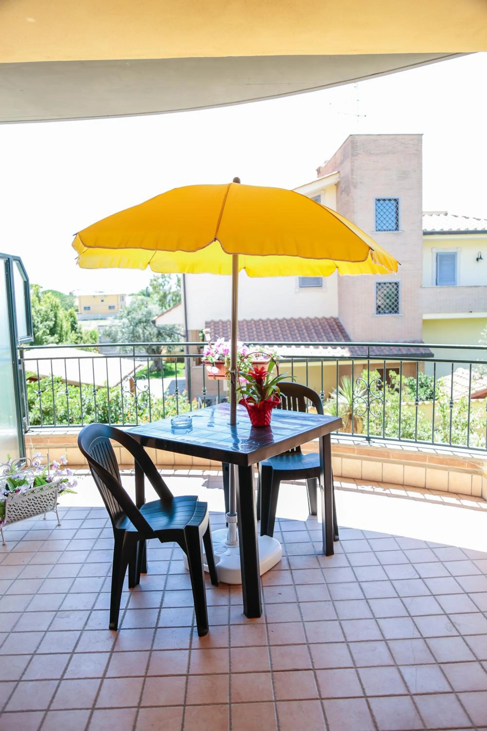 Balcony/Terrace in Fiumicino Inn Airport