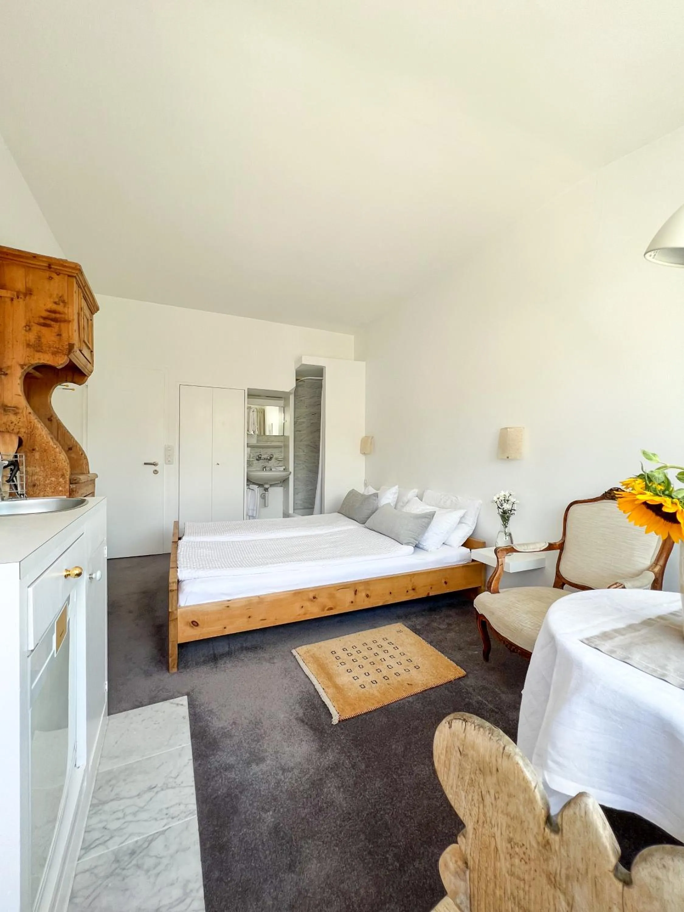 Bathroom, Bed in Casa Las Caglias